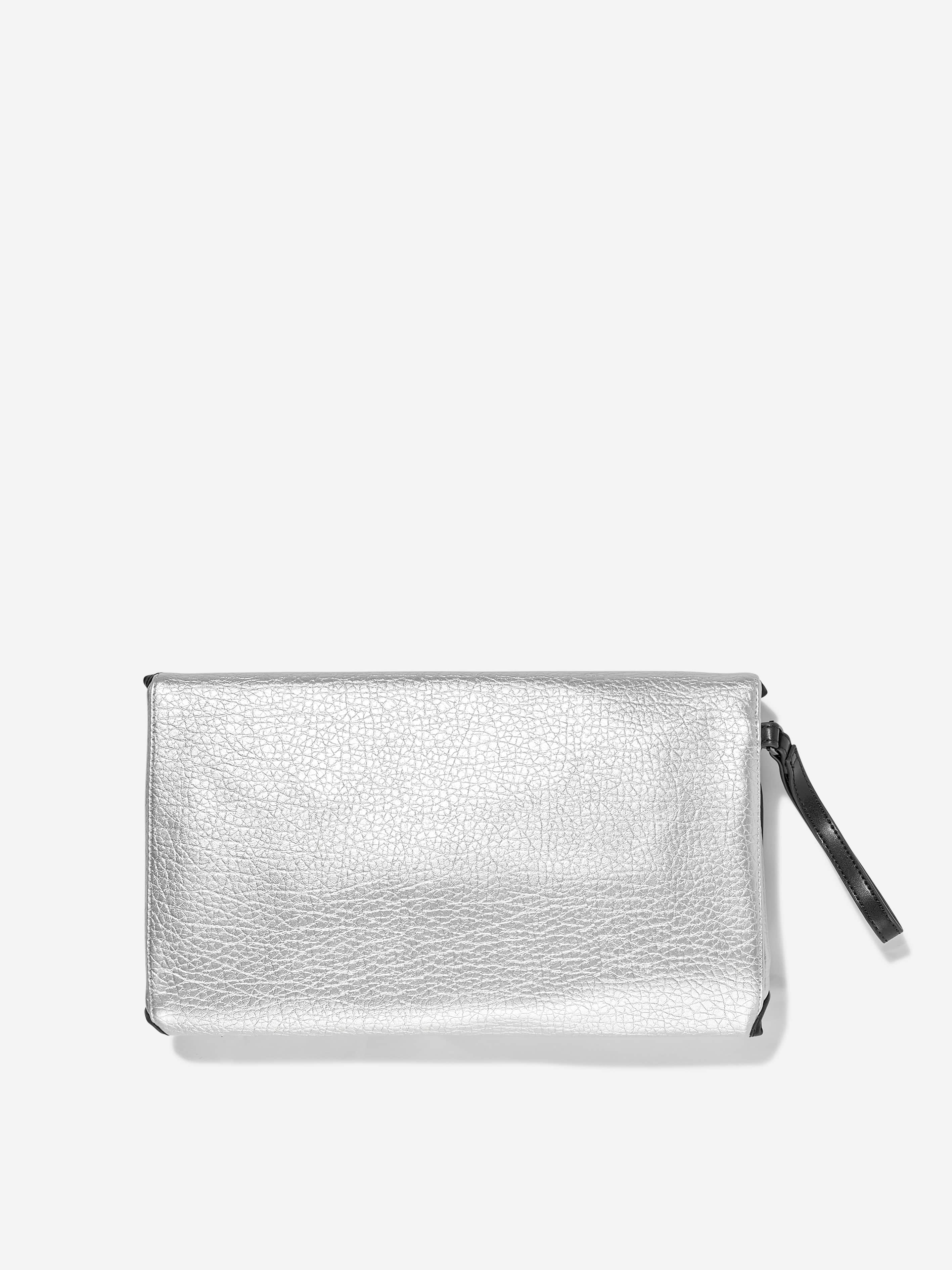 Tiba + Marl Baby Etta Changing Clutch in Silver (33cm)