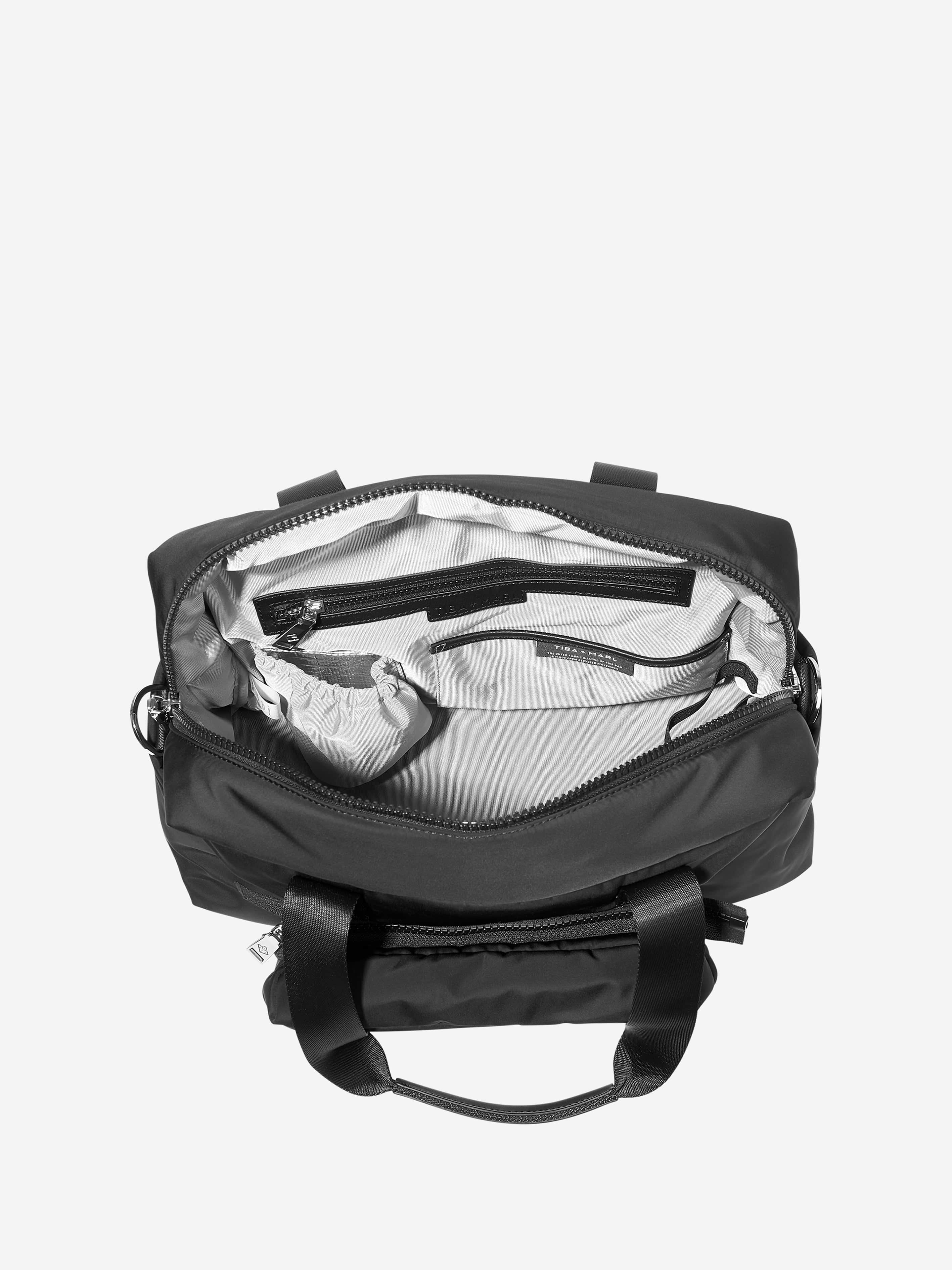 Tiba + Marl Baby Phoenix Changing Holdall Bag in Black (43cm)