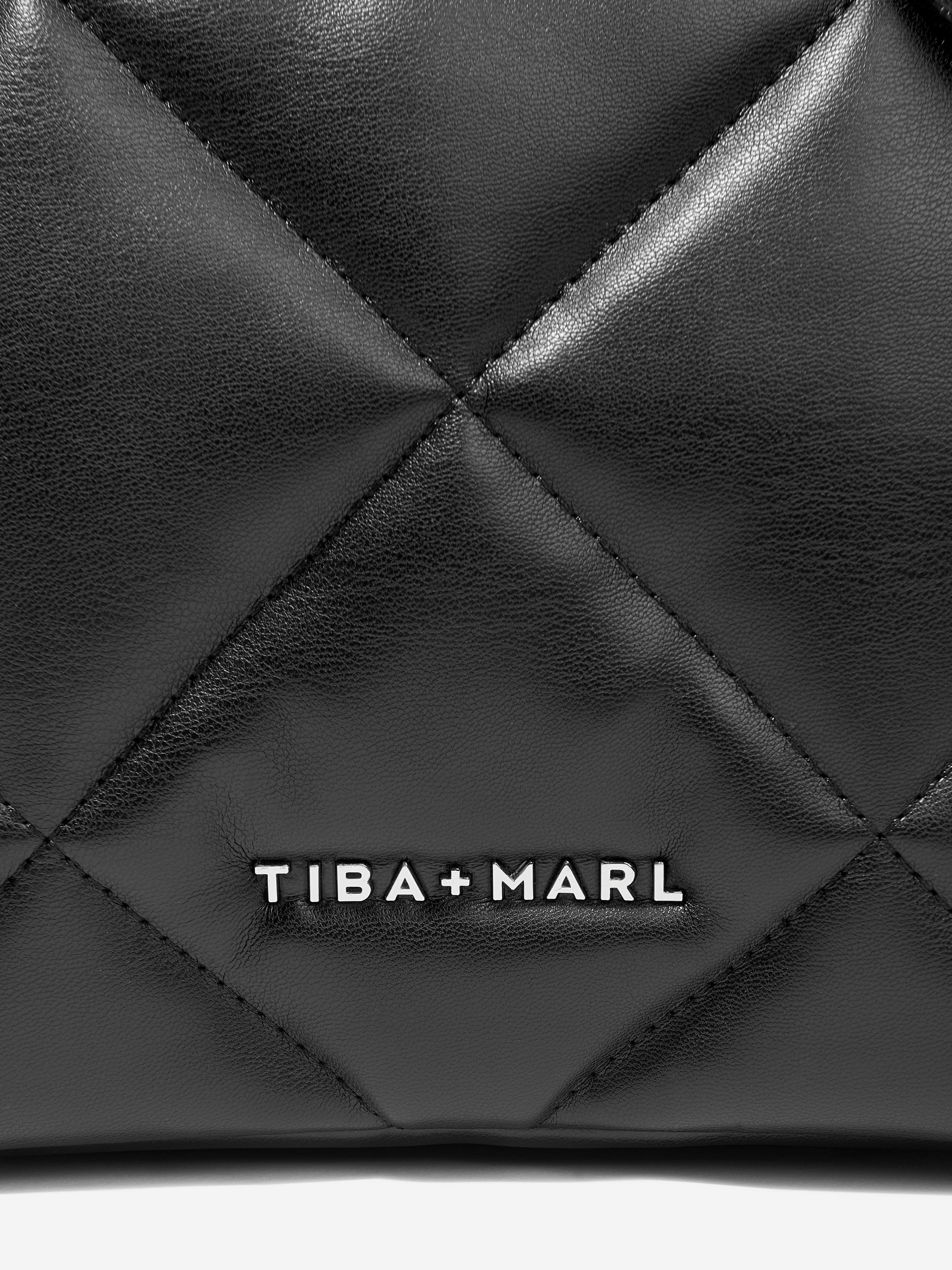 Tiba + Marl Baby Nova Compact Quilted Changing Bag in Black (33cm)