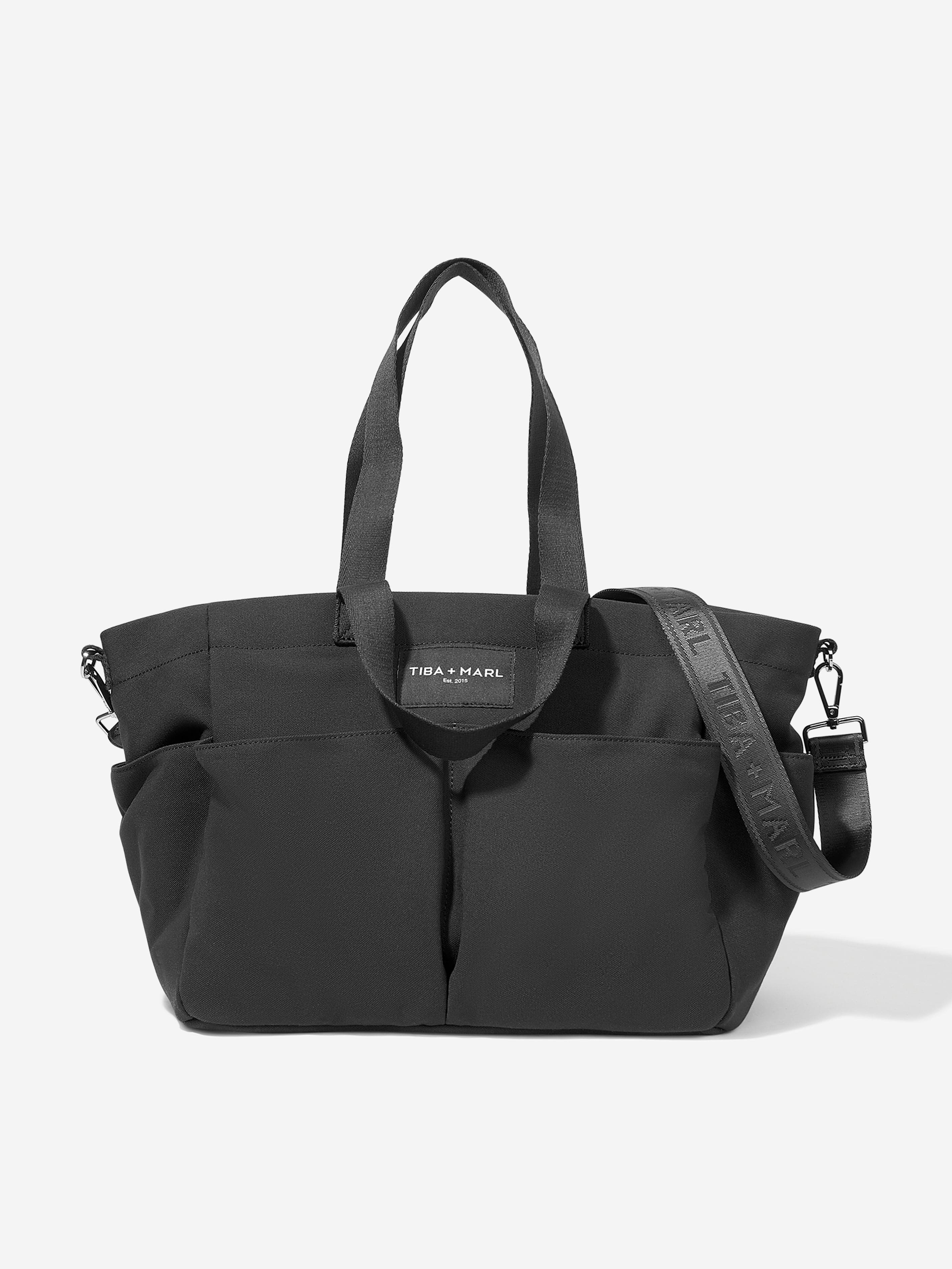 Tiba + Marl Baby The Canvas Tote Bag in Black (30cm)