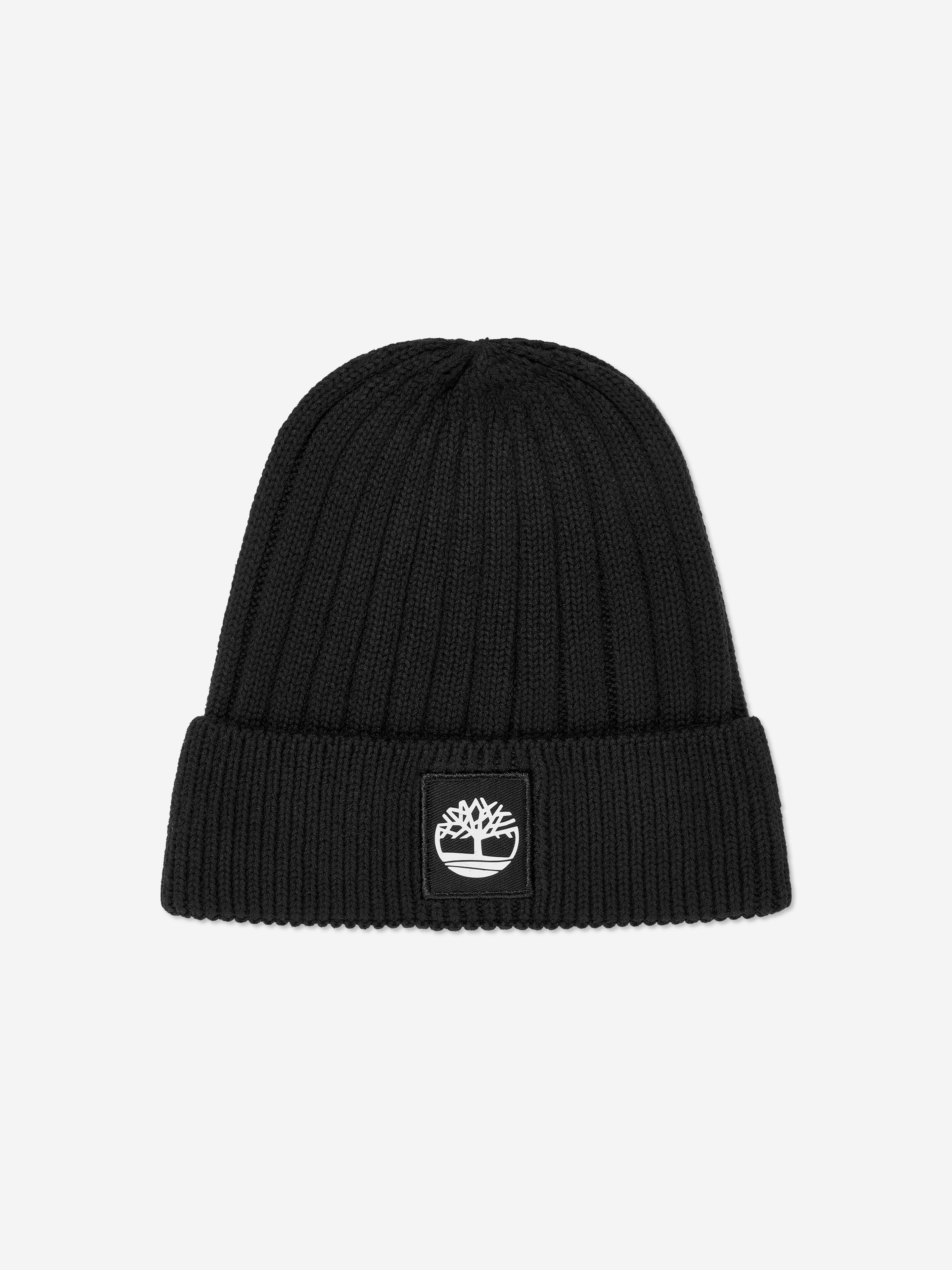 Timberland Boys Knitted Beanie Hat in Black