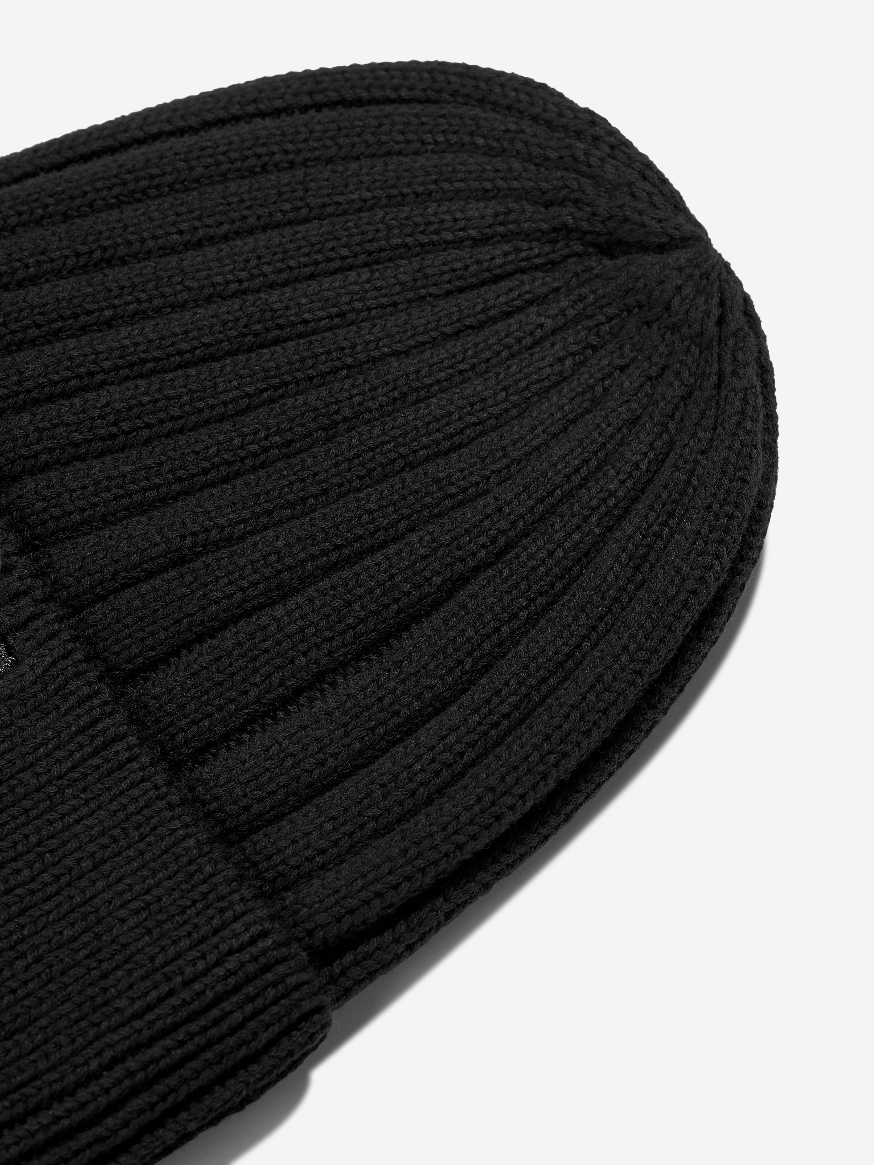 Timberland Boys Knitted Beanie Hat in Black