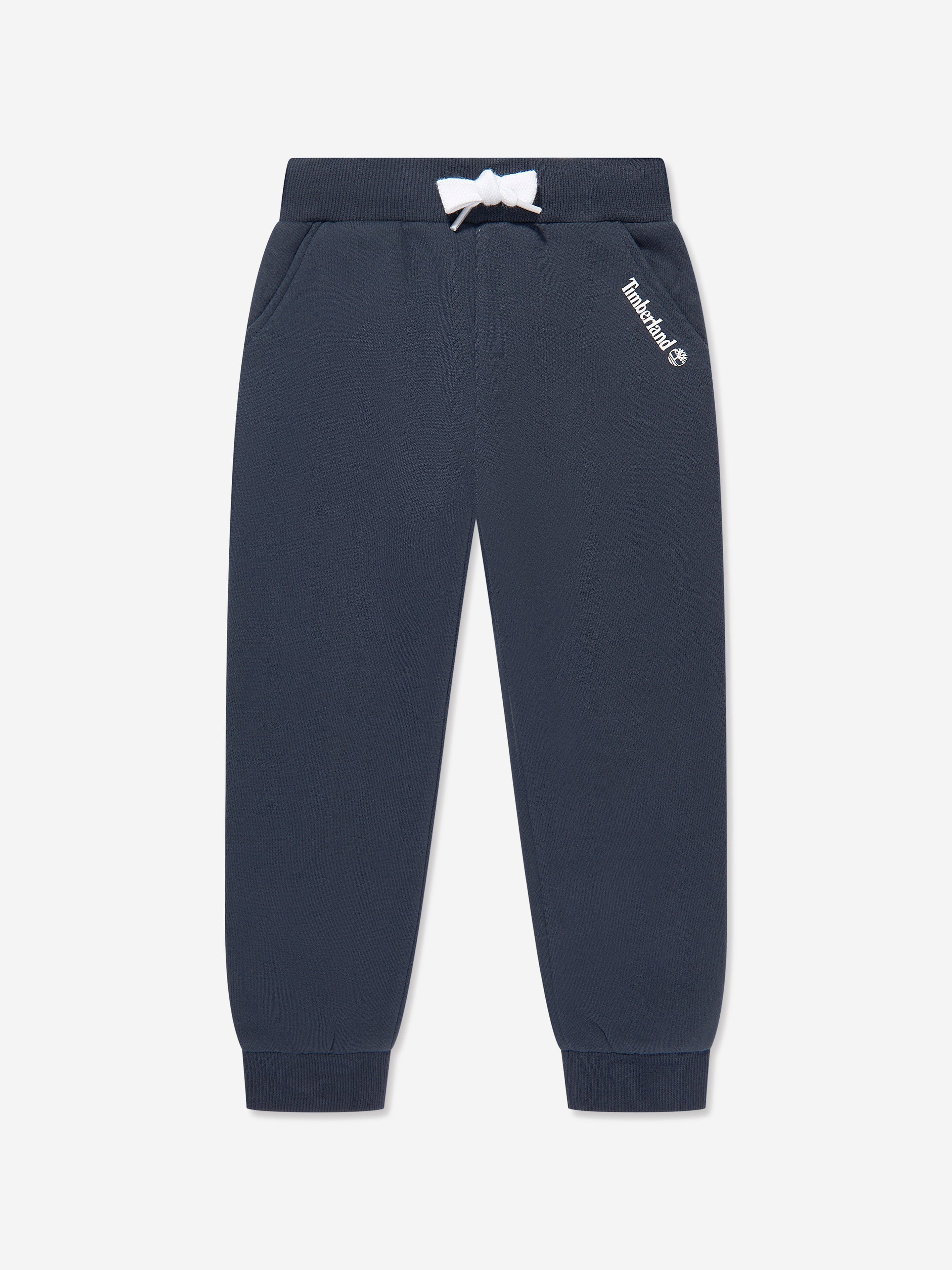 Timberland Boys Logo Joggers in Navy