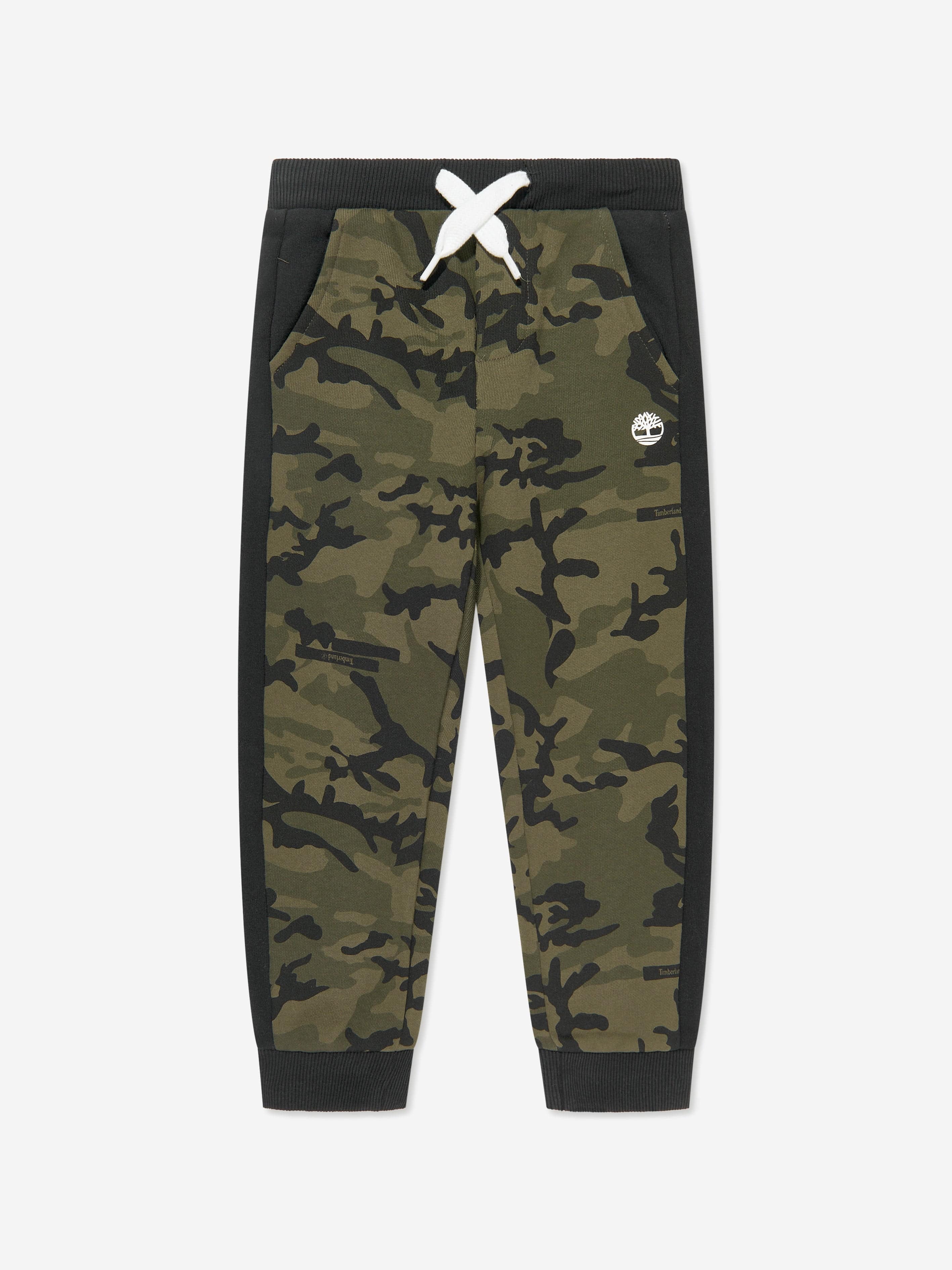 Timberland Boys Camouflage Joggers in Green