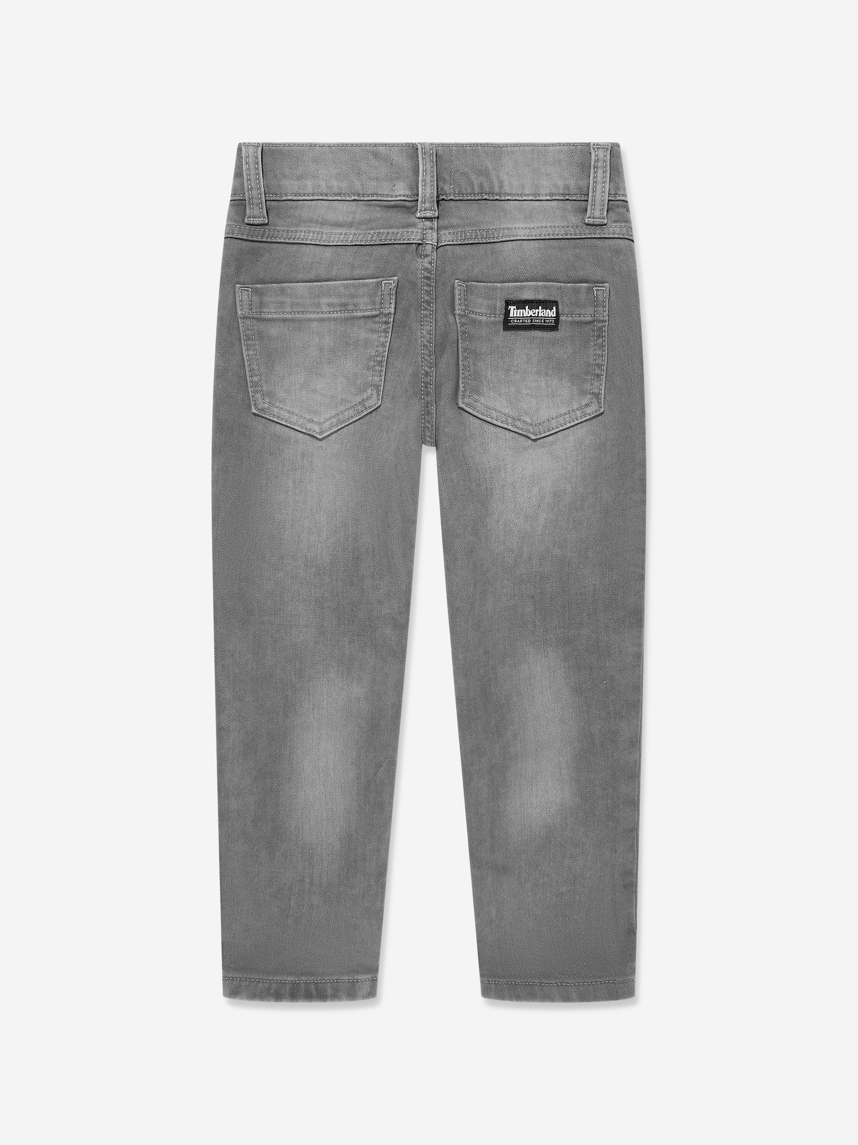 Timberland Boys Slim Fit Jeans in Grey