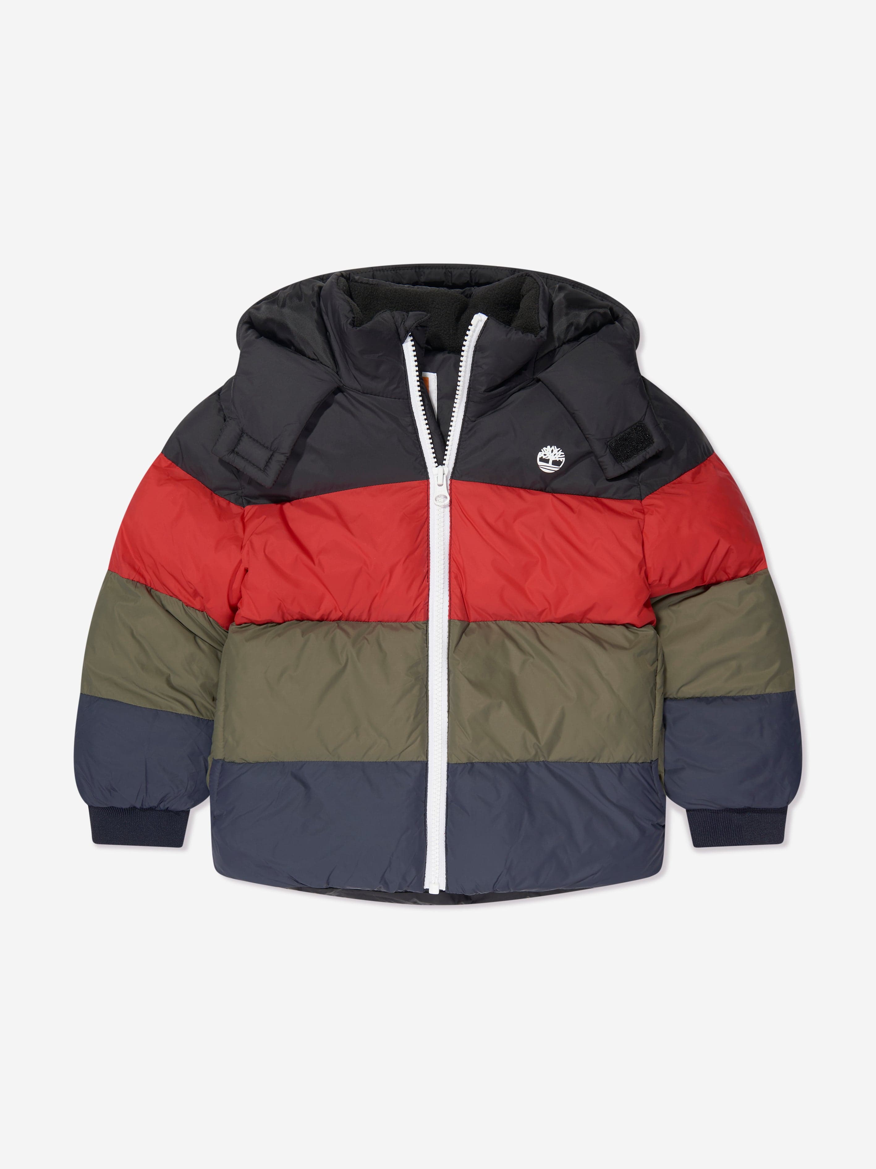 Timberland Boys Puffer Jacket in Multicolour