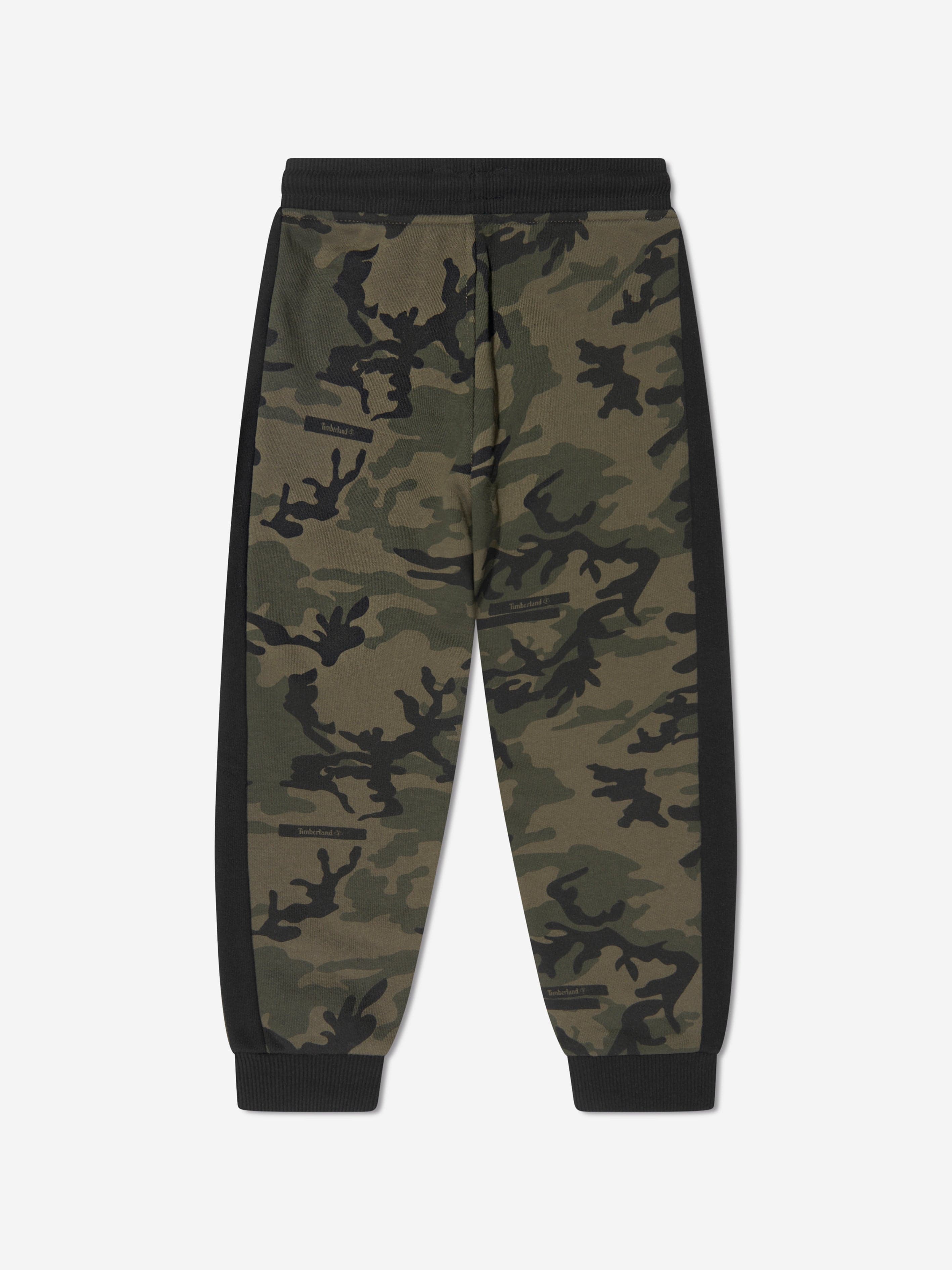 Timberland Baby Boys Camouflage Joggers in Green