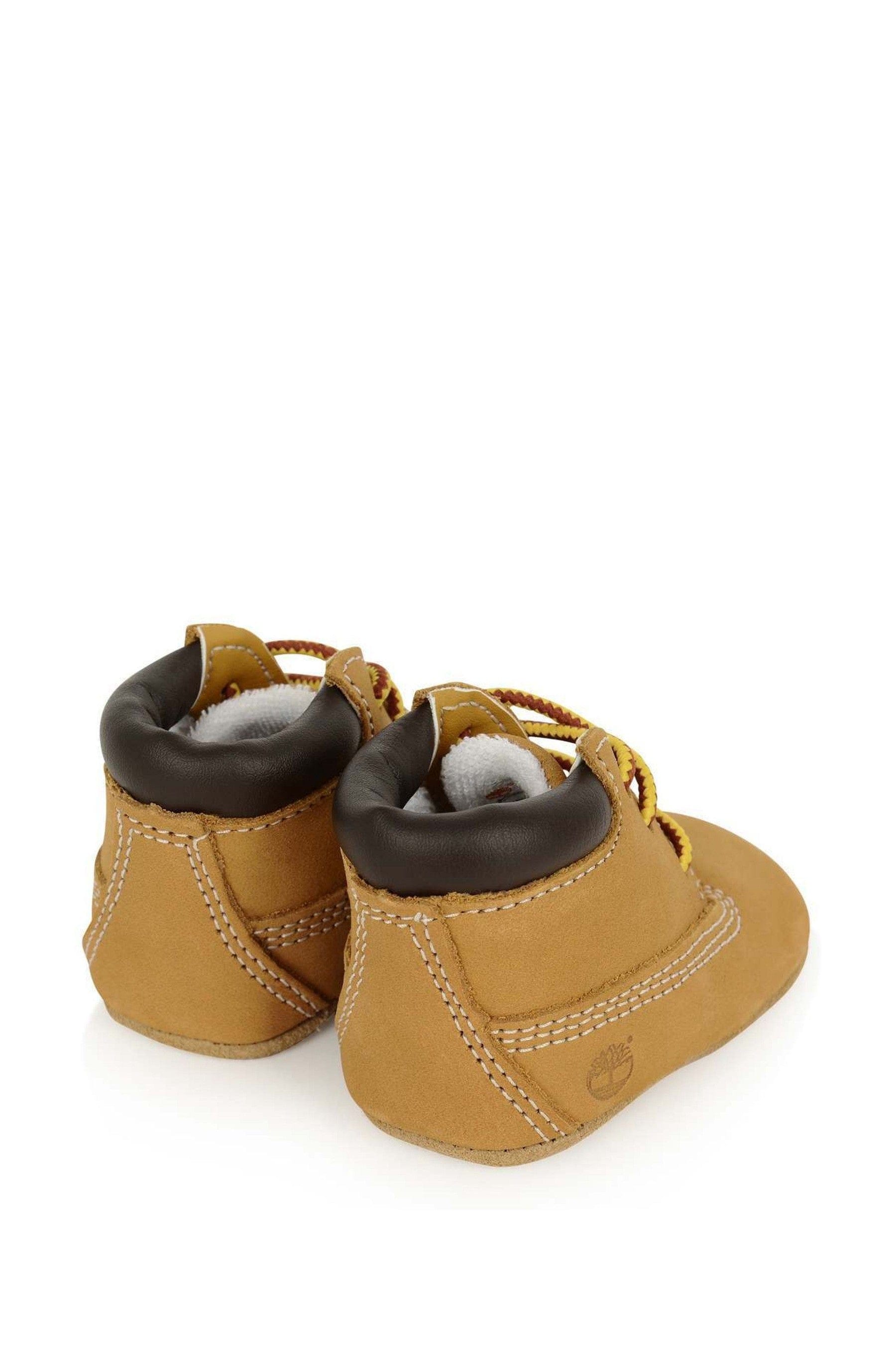 Timberland Baby Nubuck Crib Booties And Hat Set