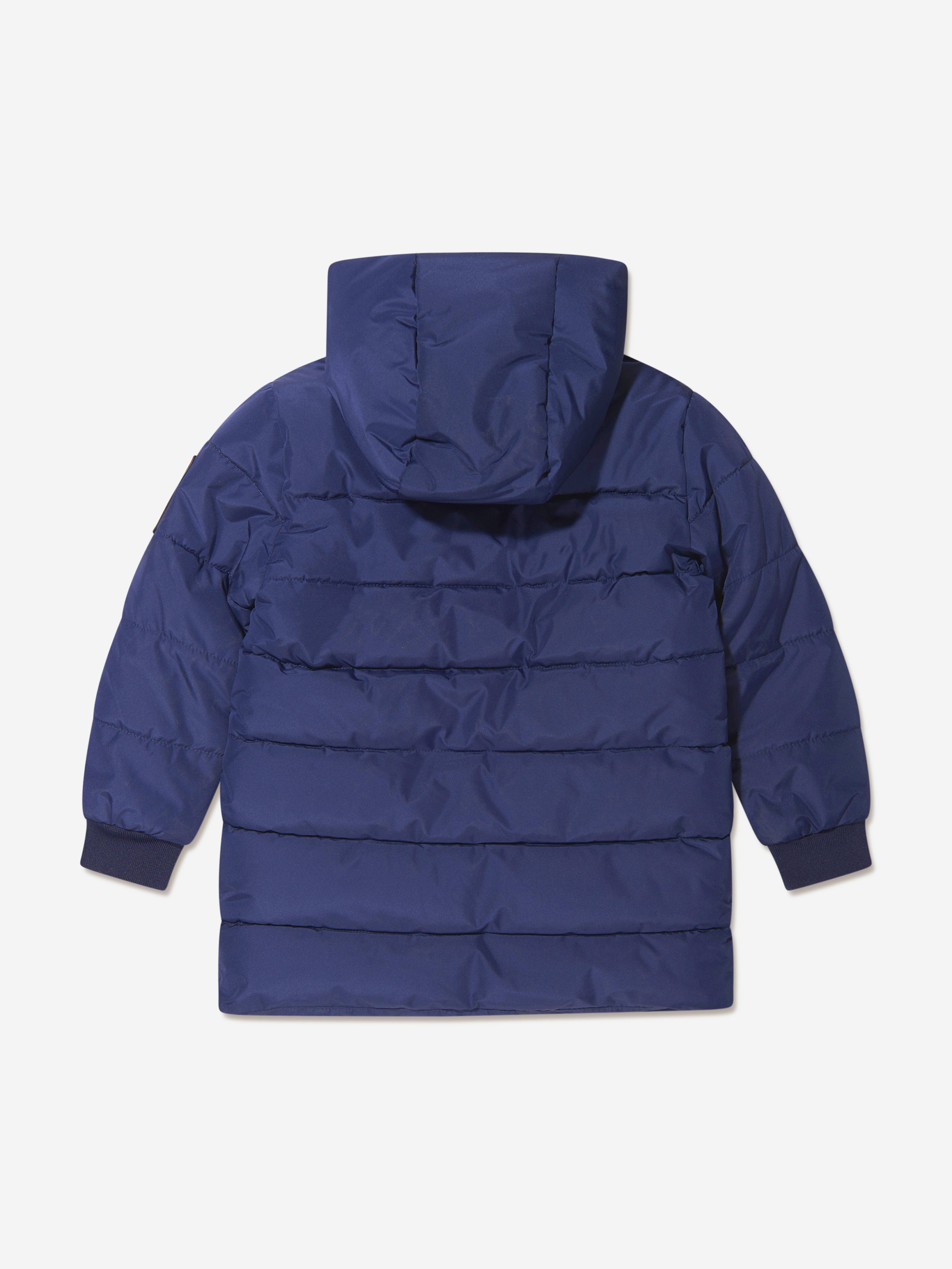 Timberland Boys Hooded Long Puffer Jacket