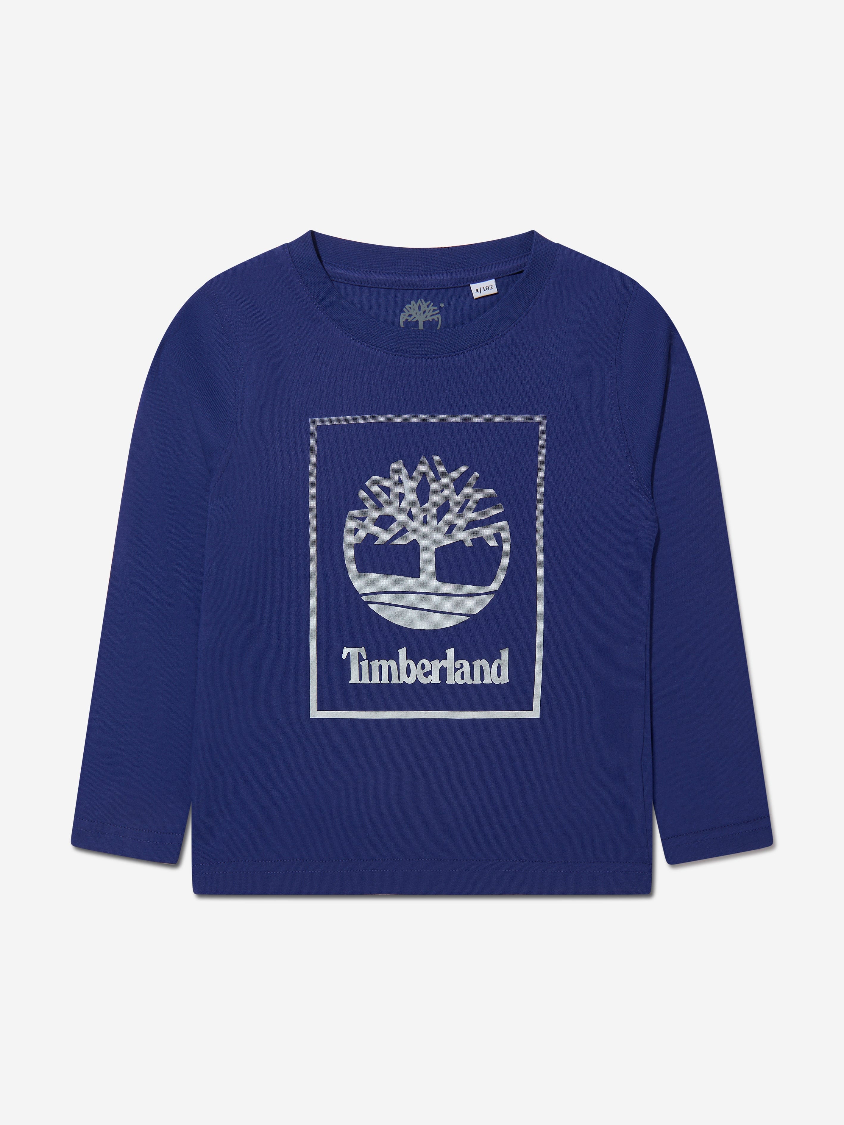 Timberland Boys Organic Cotton Long Sleeve T-Shirt