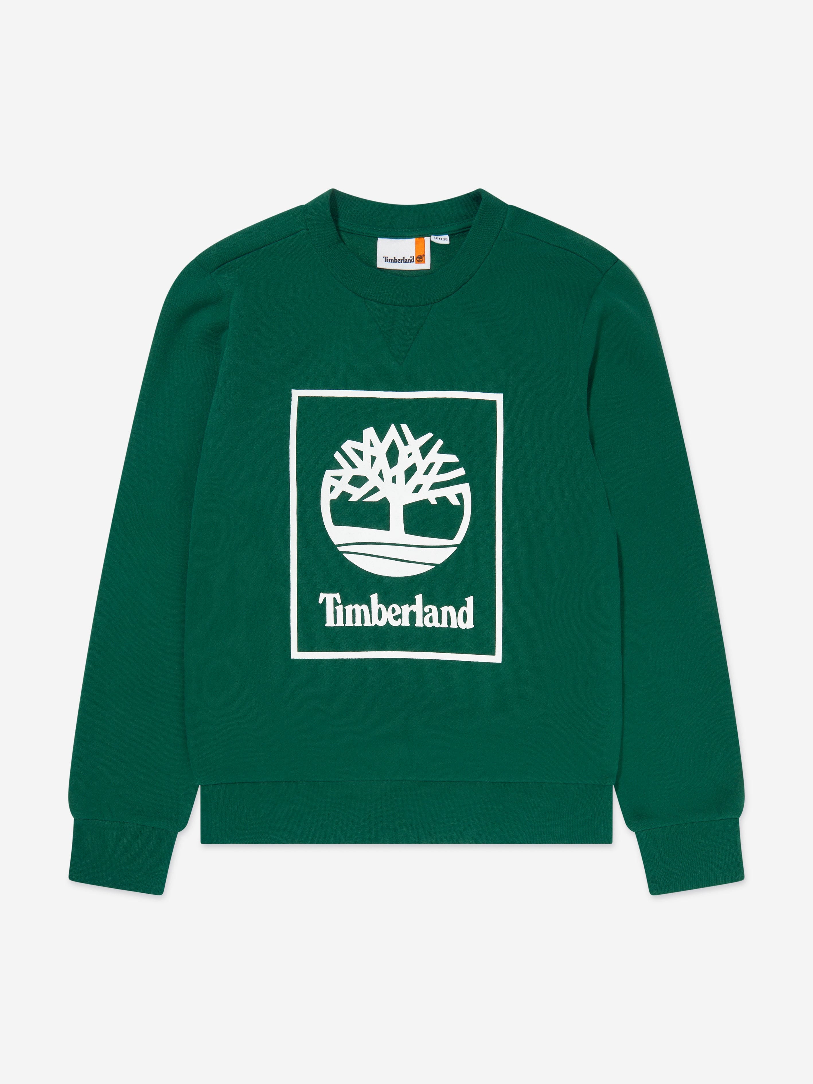 Timberland Boys Organic Cotton Logo Sweatshirt