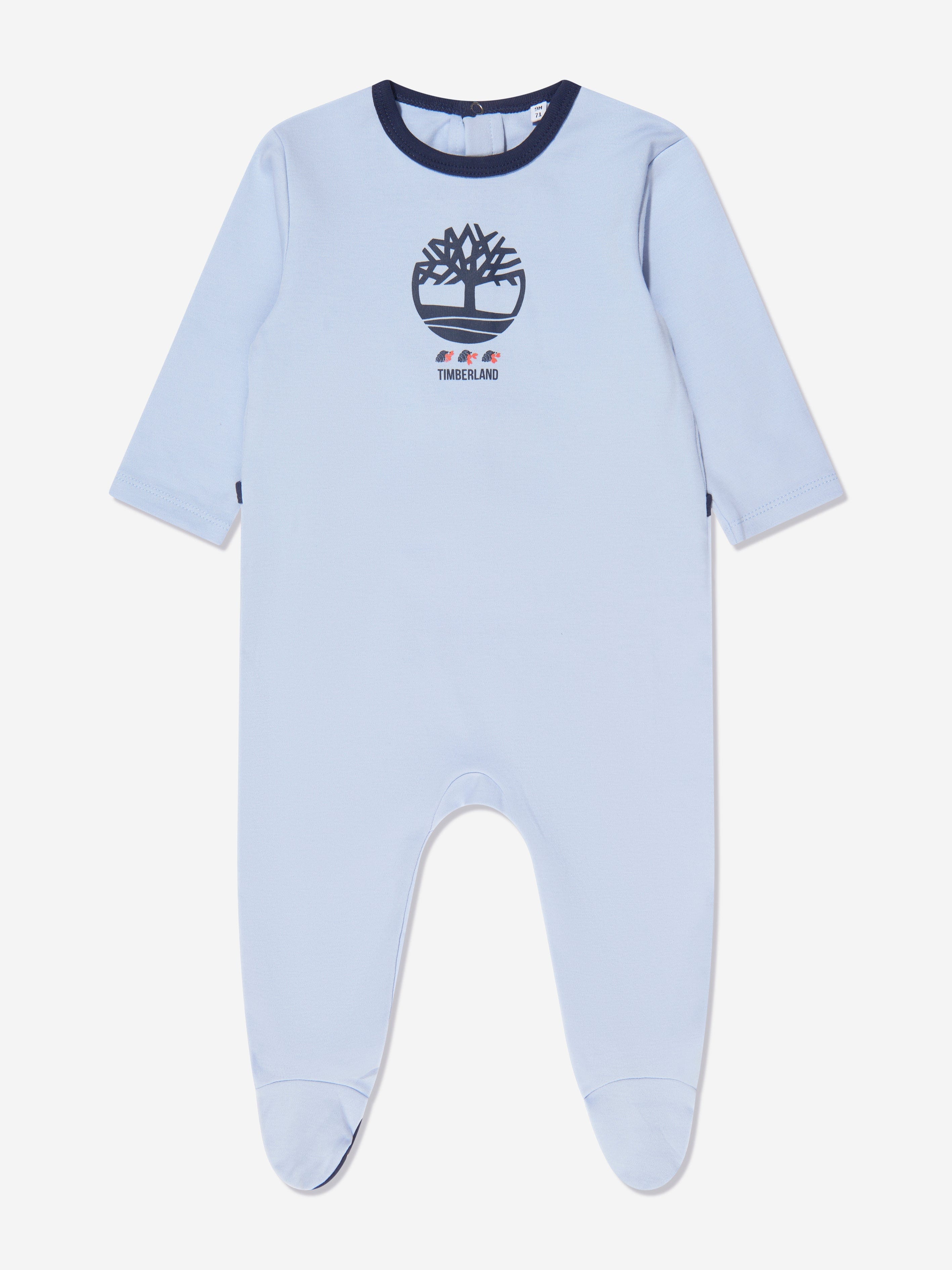 Timberland Baby Boys Babygrow And Hat Set in Blue