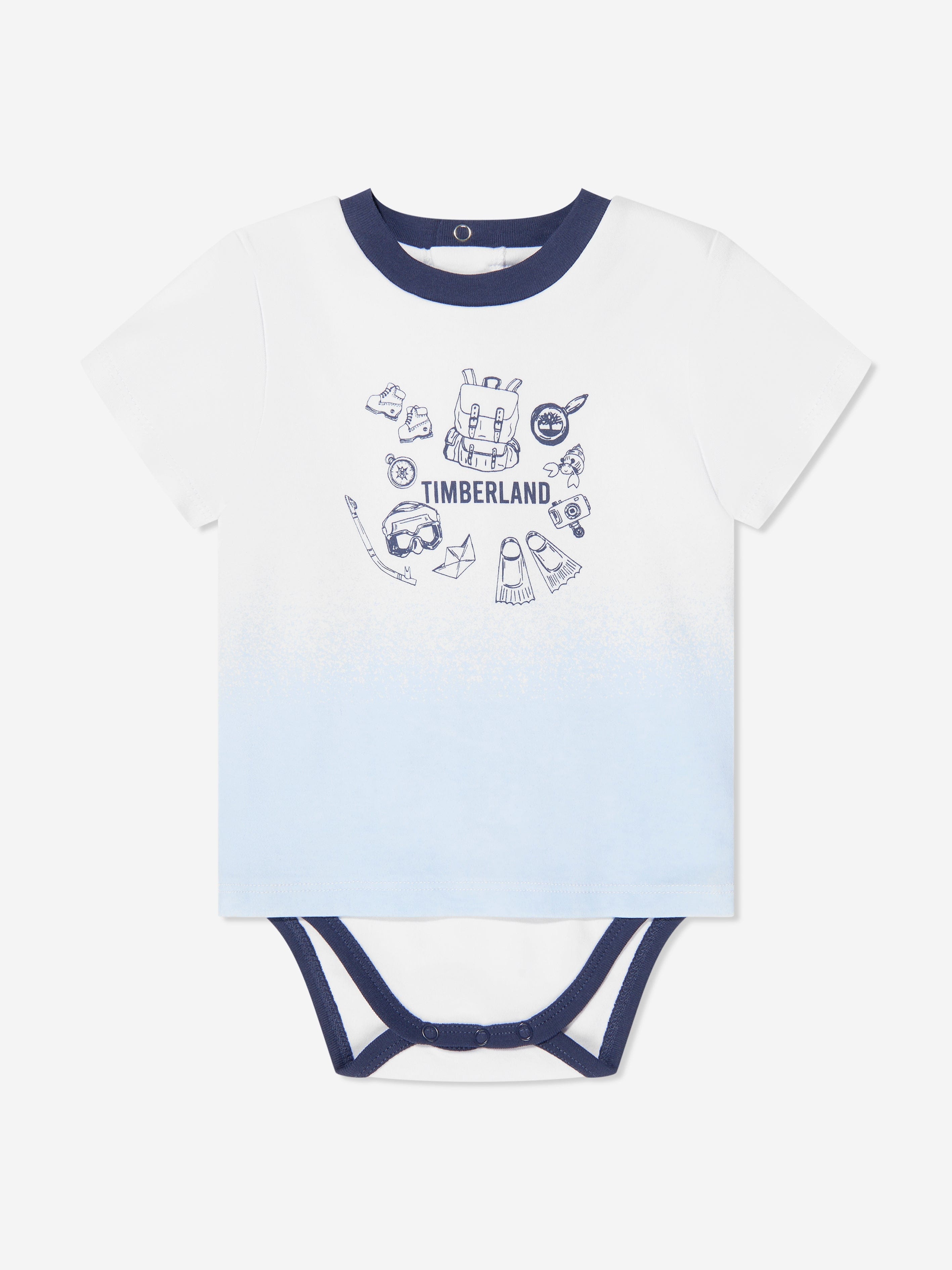 Timberland Baby Boys T-Shirt Bodysuit in White