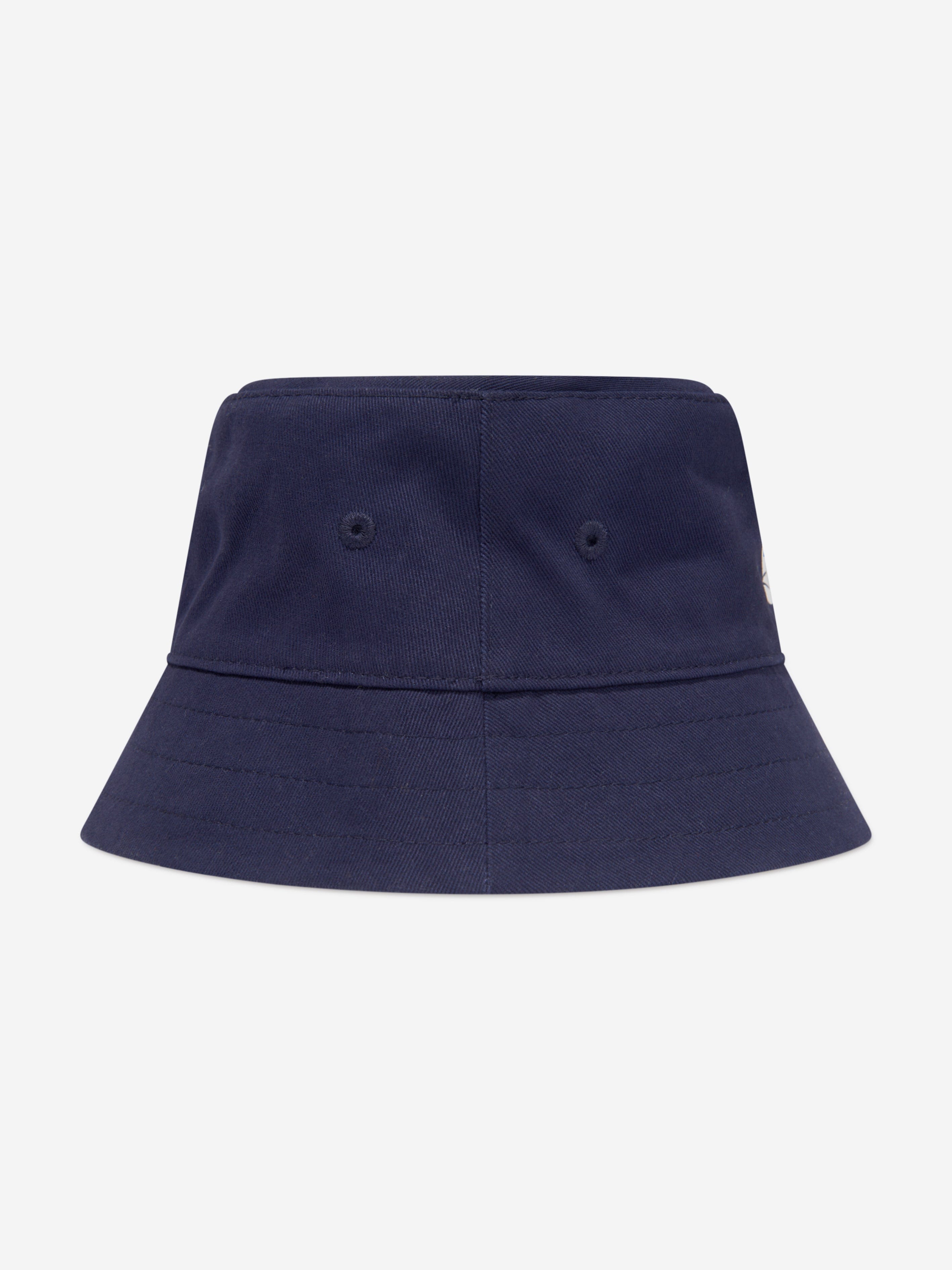 Timberland Baby Boys Reversible Bucket Hat in Navy