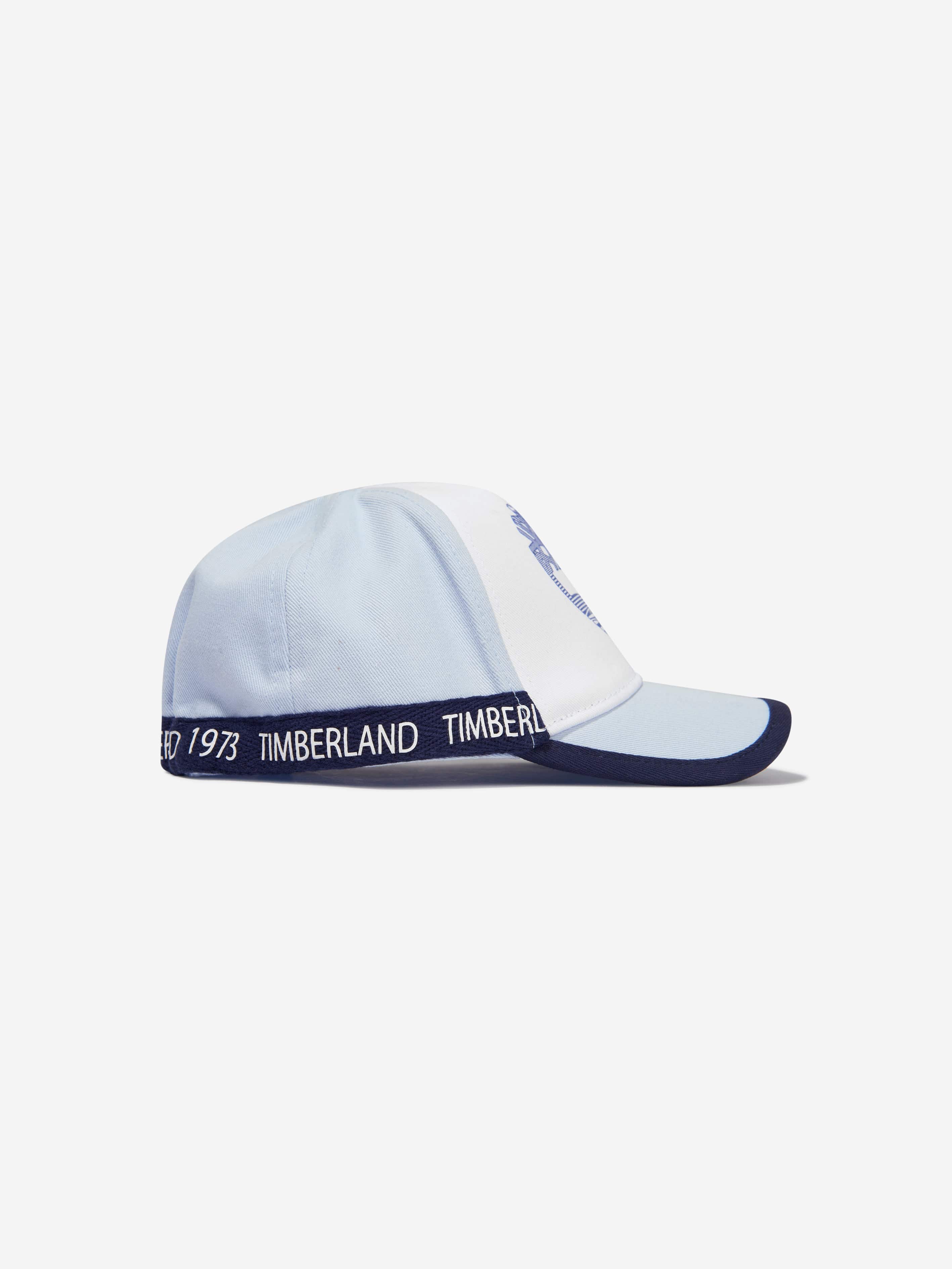 Timberland Baby Boys Logo Cap in Blue