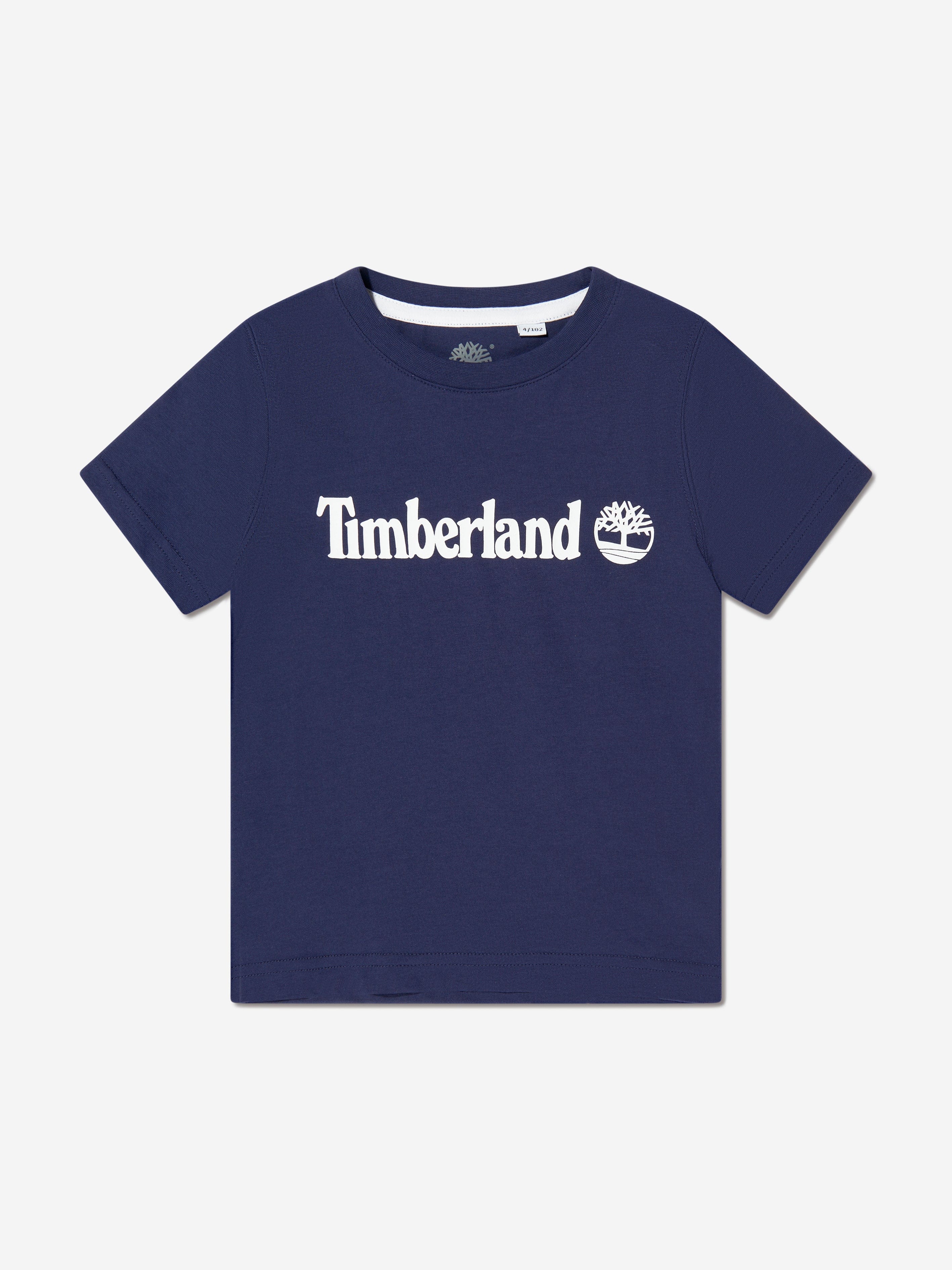 Timberland Boys Organic Cotton T-Shirt And Shorts Set in Navy