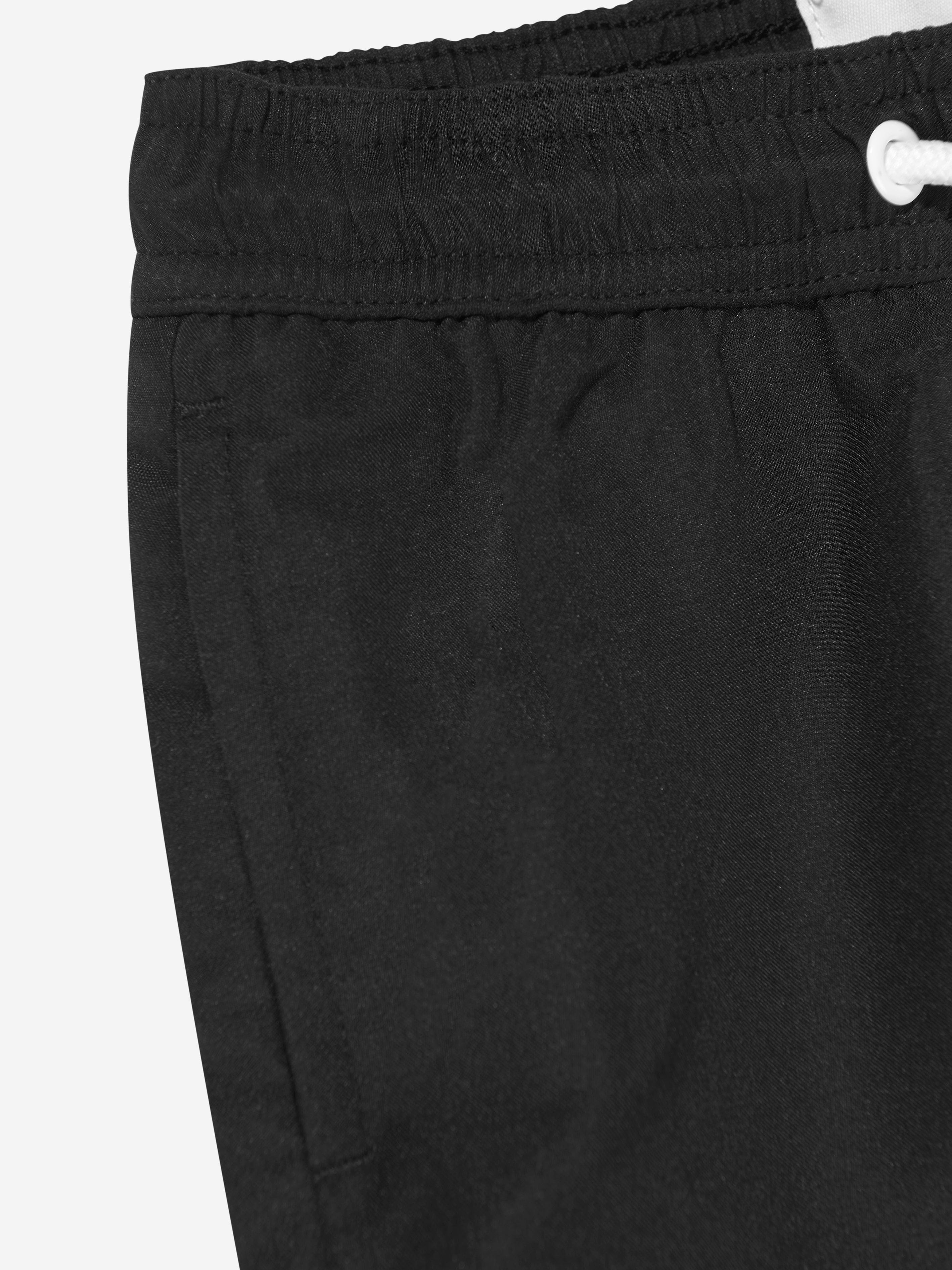 Timberland Boys Logo Swim Shorts in Black