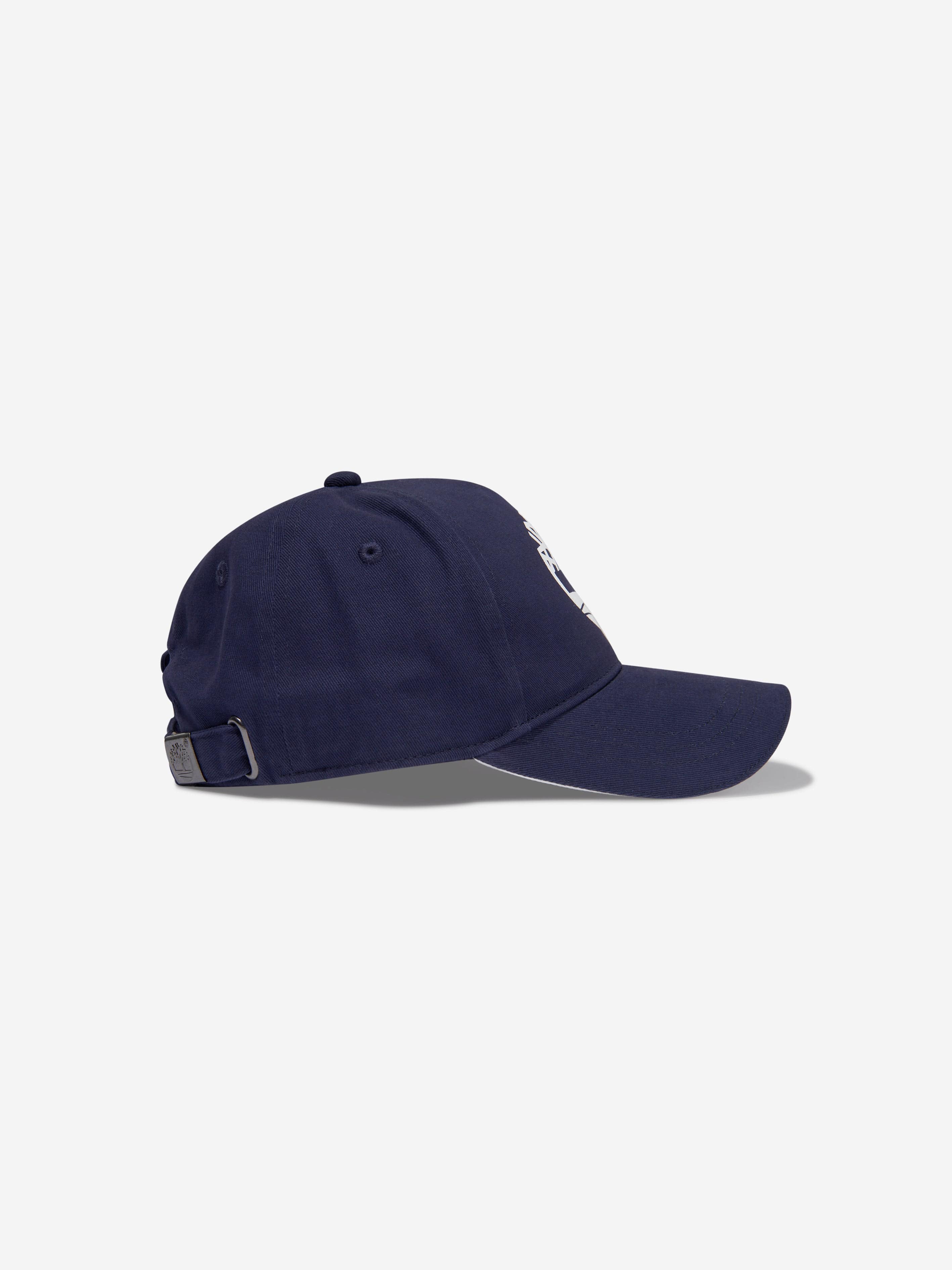 Timberland Boys Logo Cap in Navy