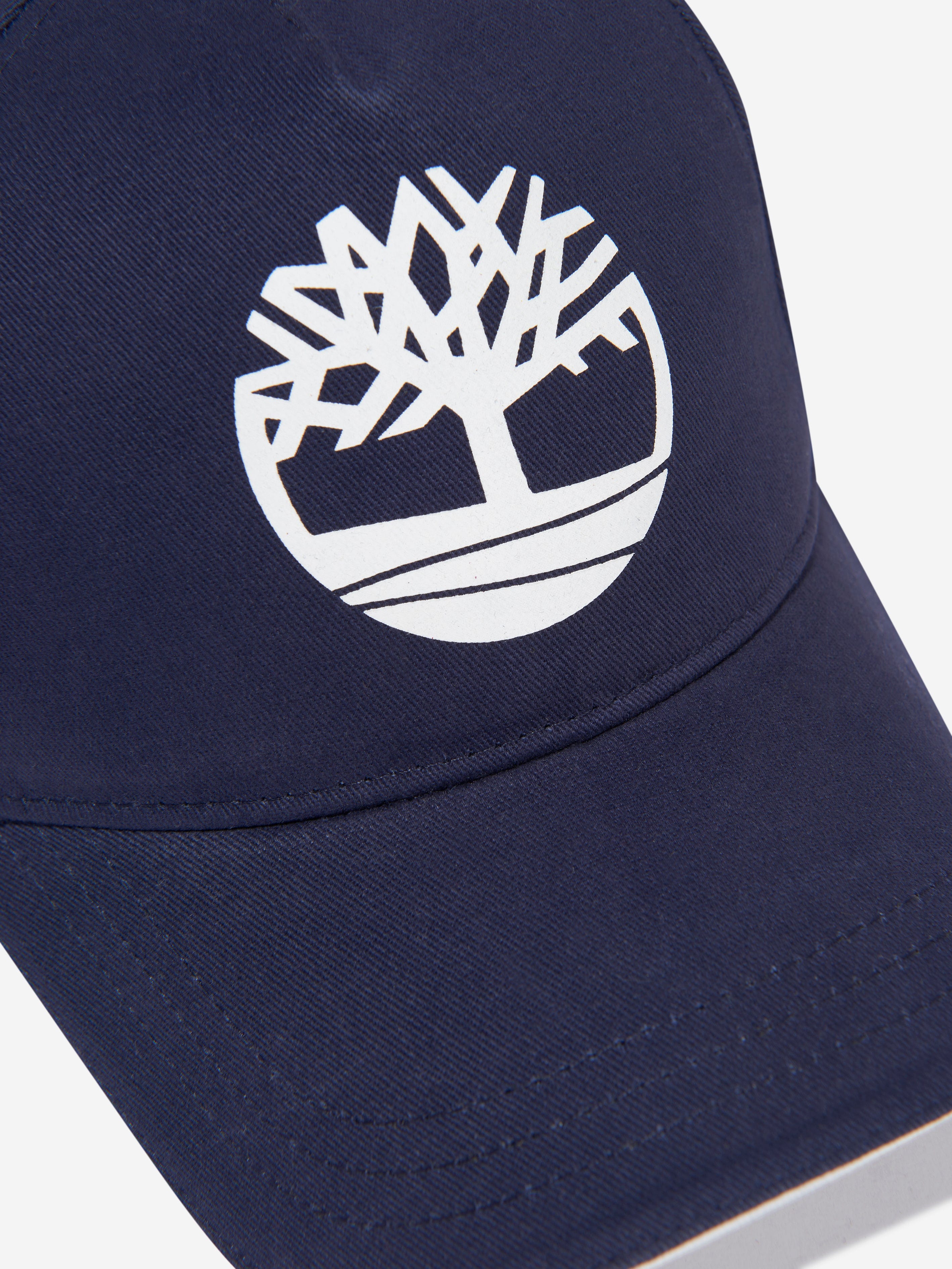 Timberland Boys Logo Cap in Navy