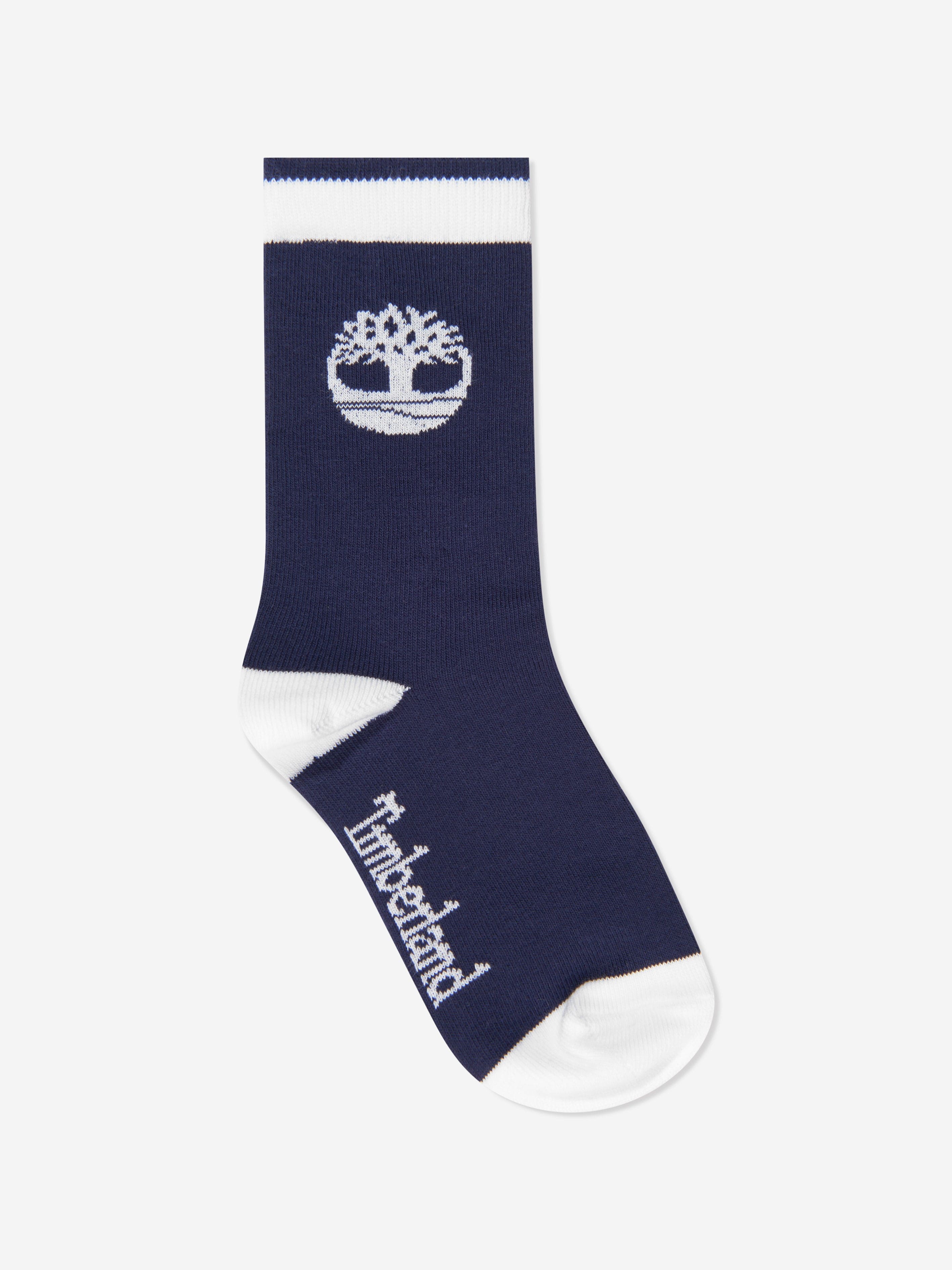 Timberland Boys Socks Set in Navy (2 Pairs)