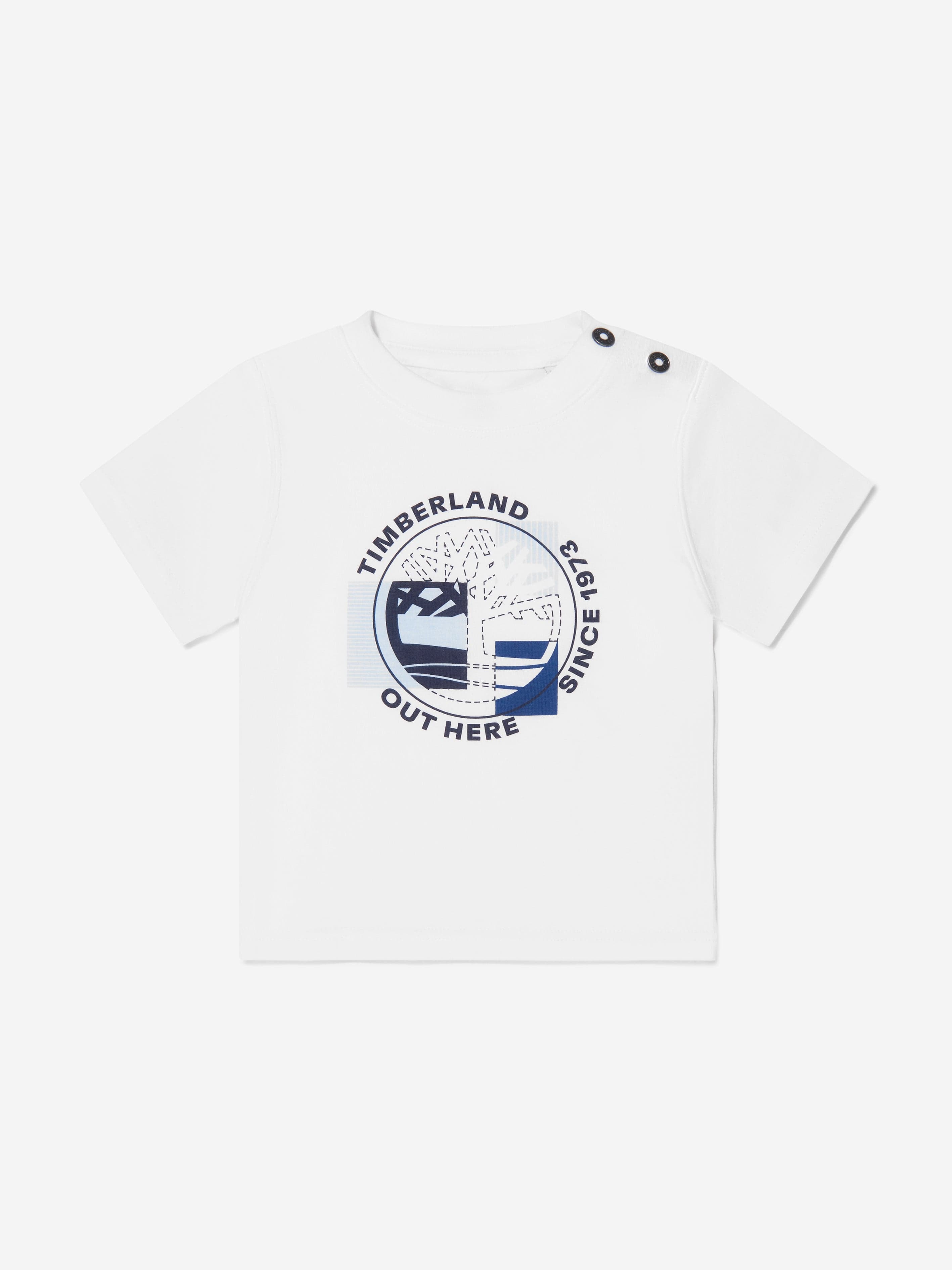 Timberland Baby Boys Organic Cotton T-Shirt in White