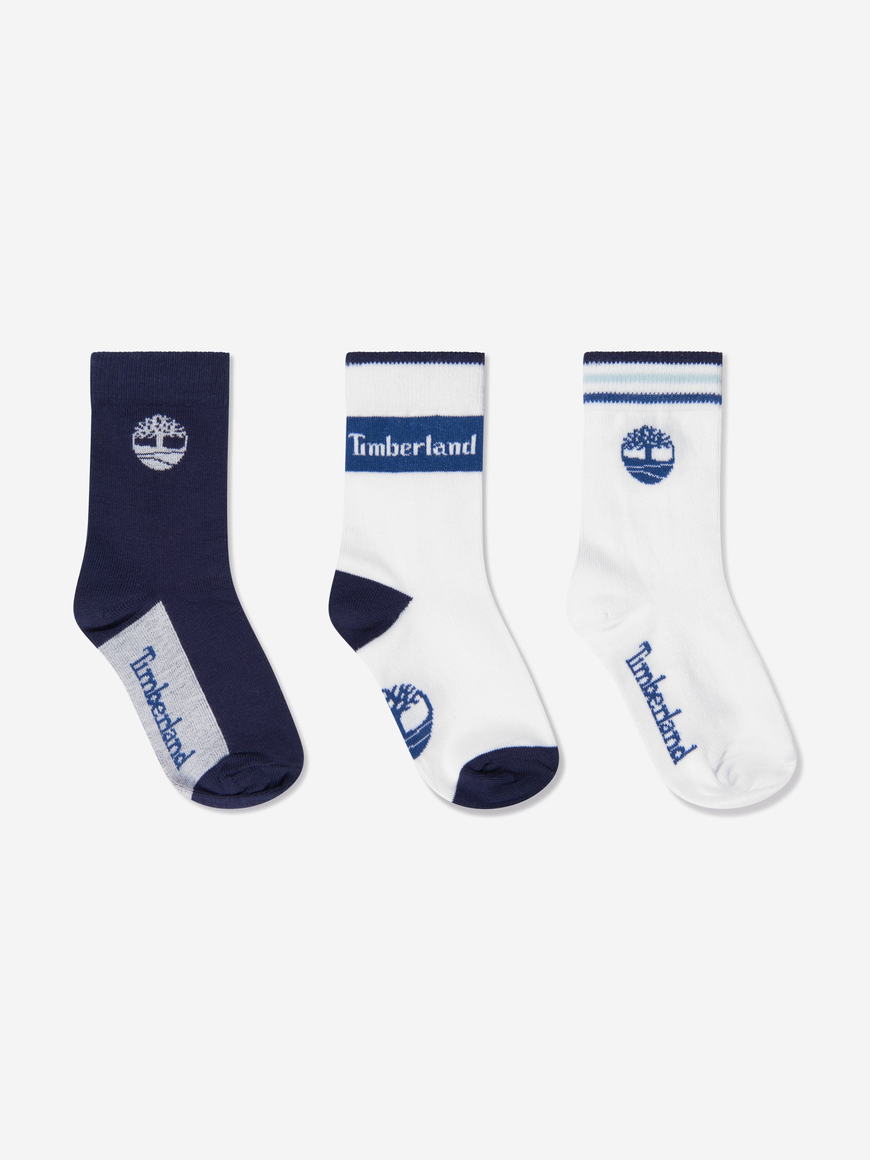 Timberland Baby Boys Socks Set in Navy (3 Pairs)