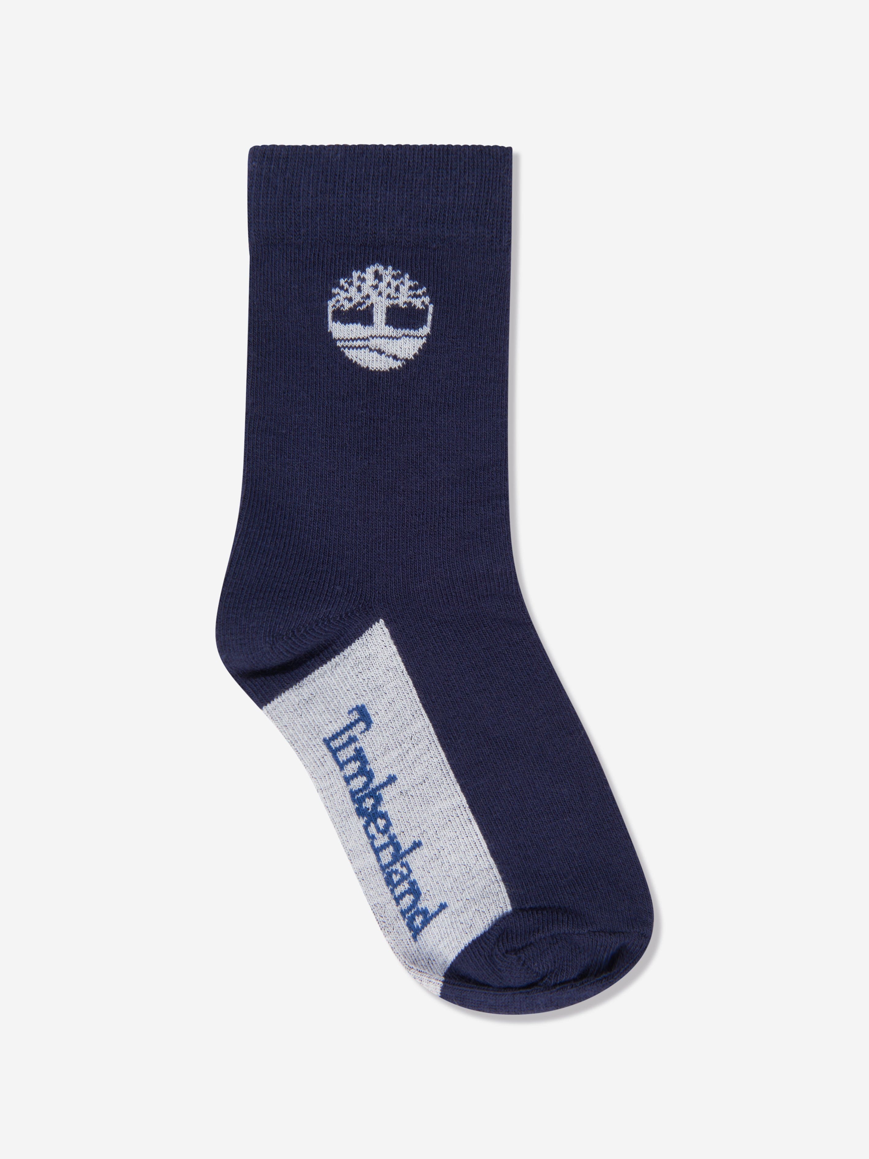 Timberland Baby Boys Socks Set in Navy (3 Pairs)