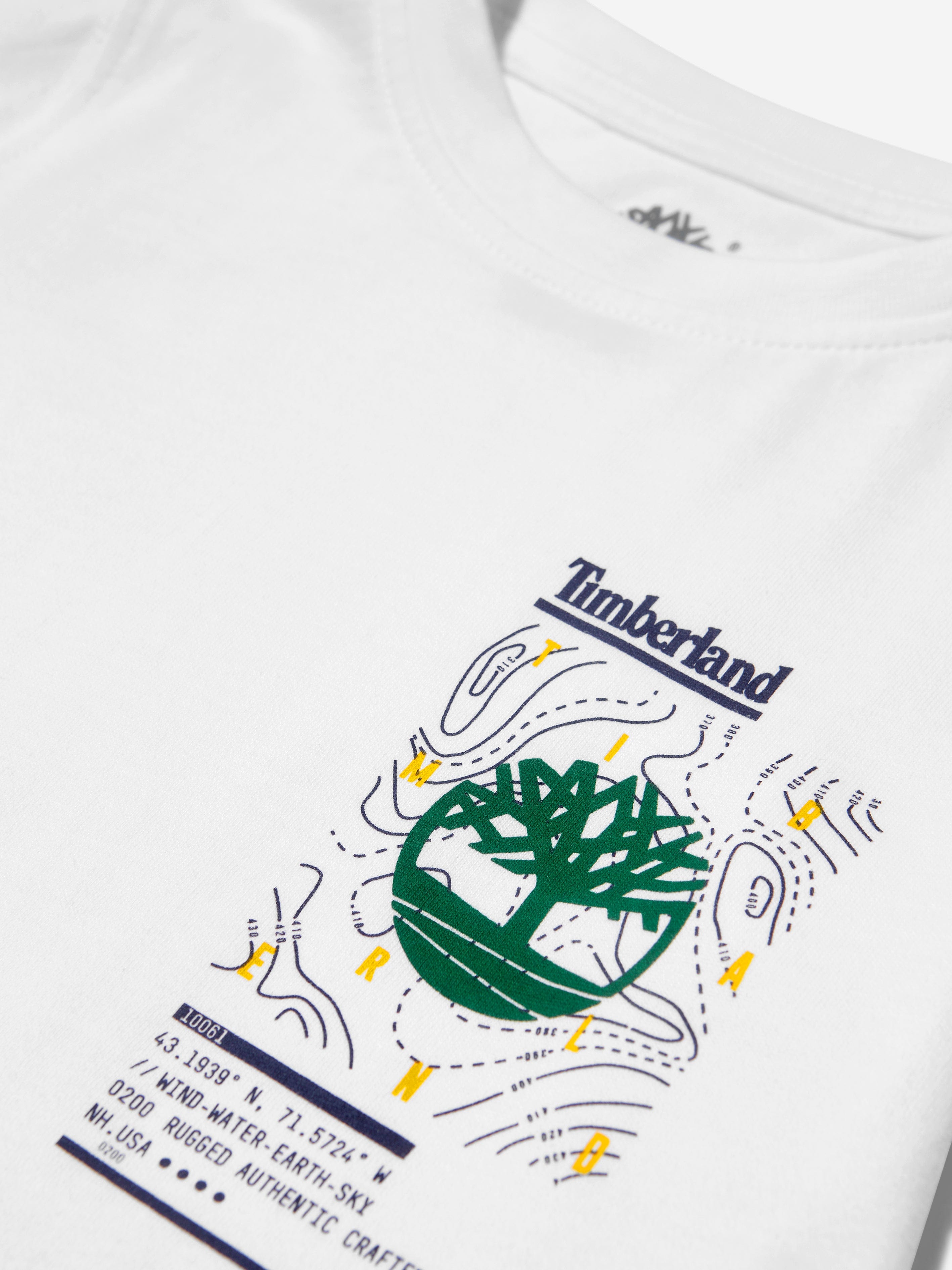 Timberland Boys Organic Cotton Long Sleeve T-Shirt