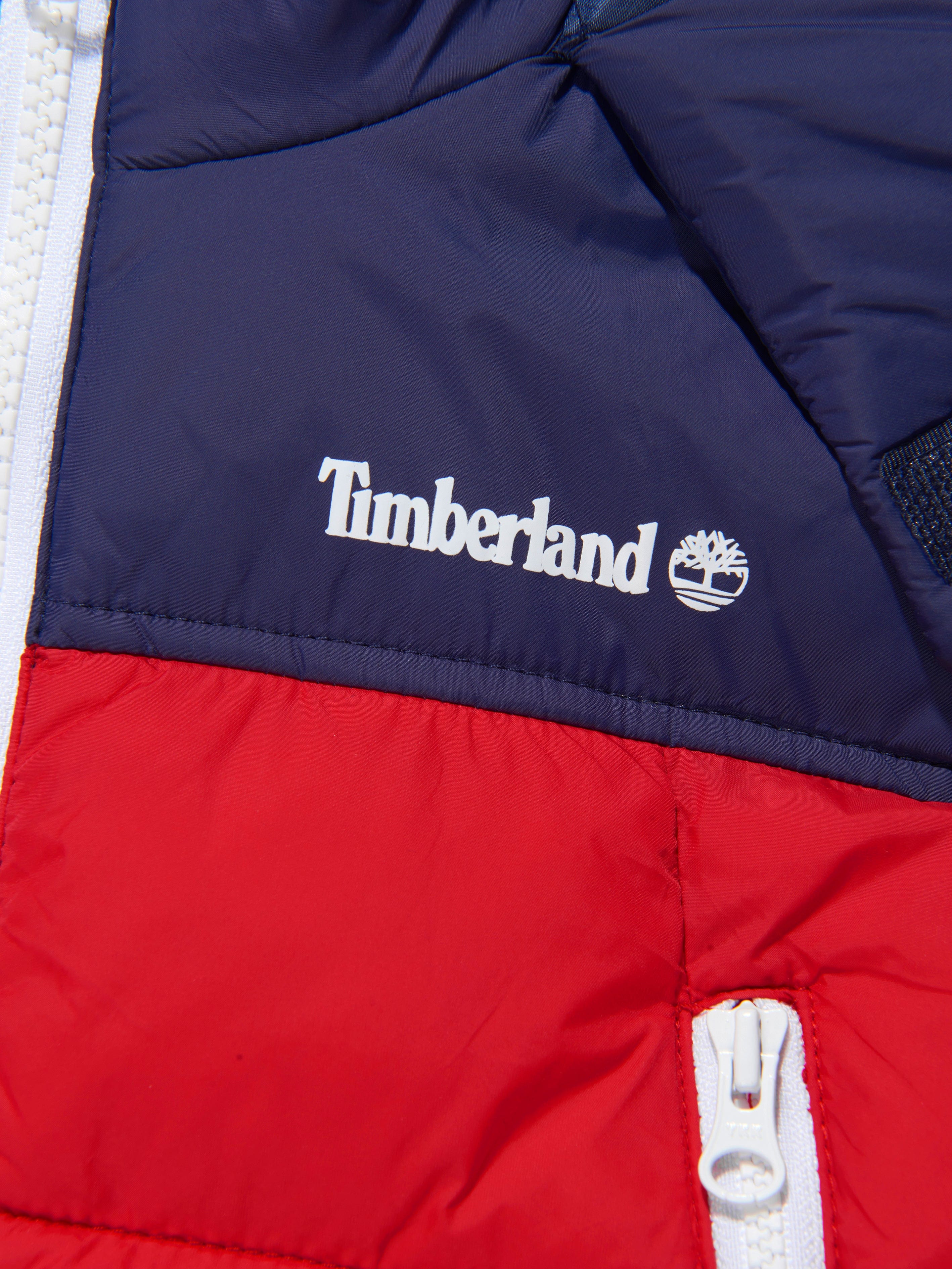 Timberland Boys Padded Gilet With Hood