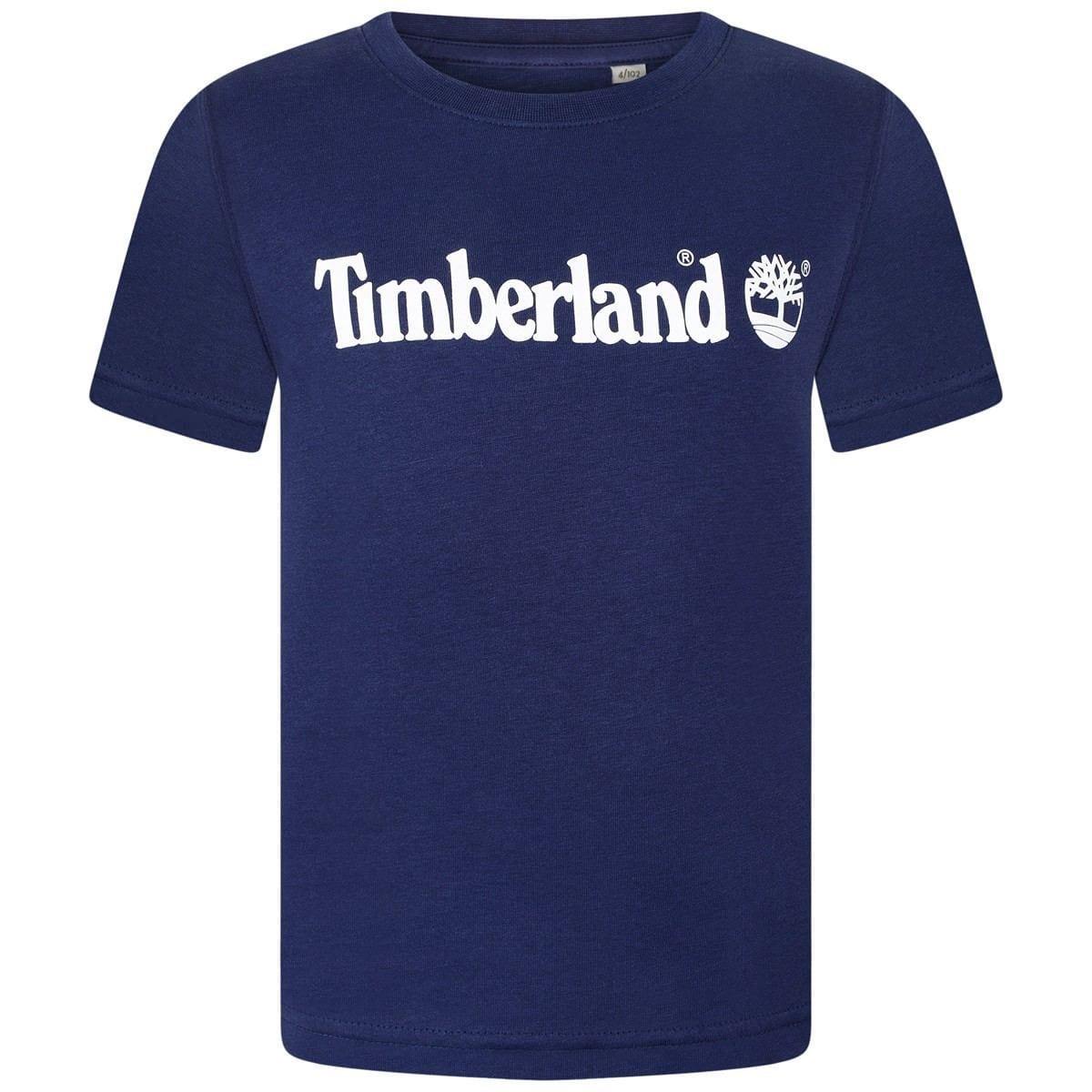 Timberland Boys Organic Cotton Logo T-Shirt