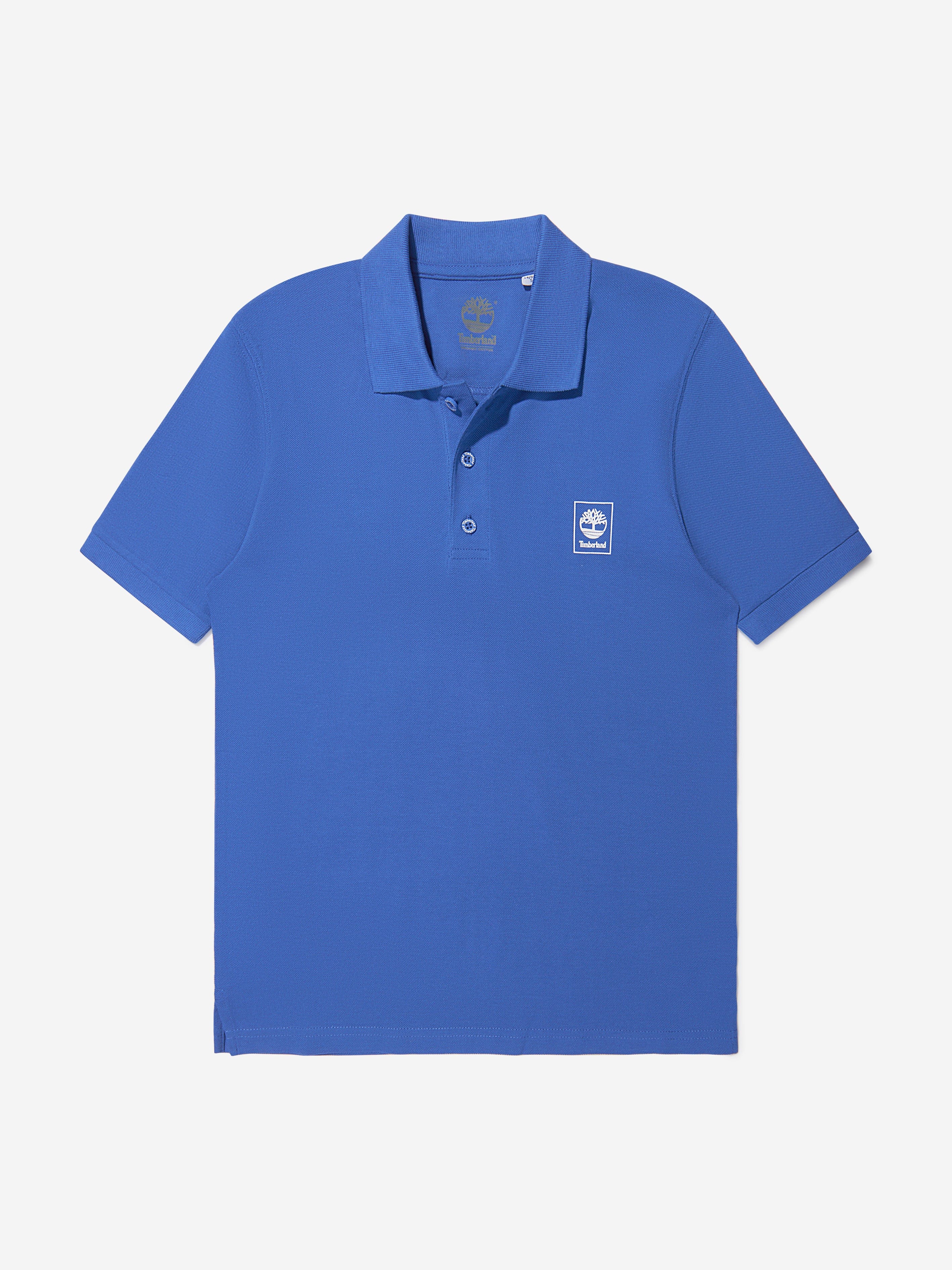 Timberland Boys Organic Cotton Logo Polo Shirt