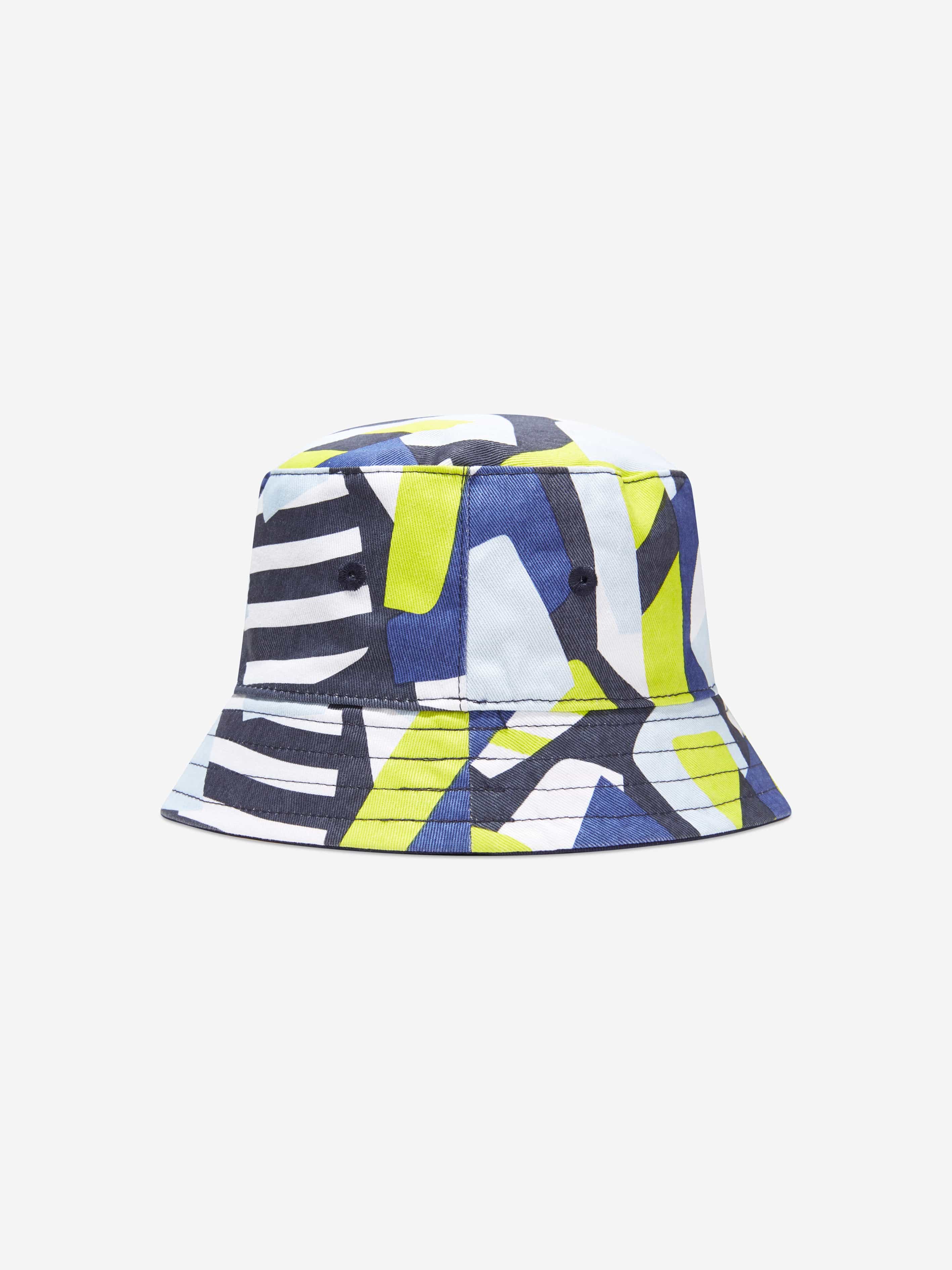 Timberland Baby Boys Reversible Bucket Hat in Navy