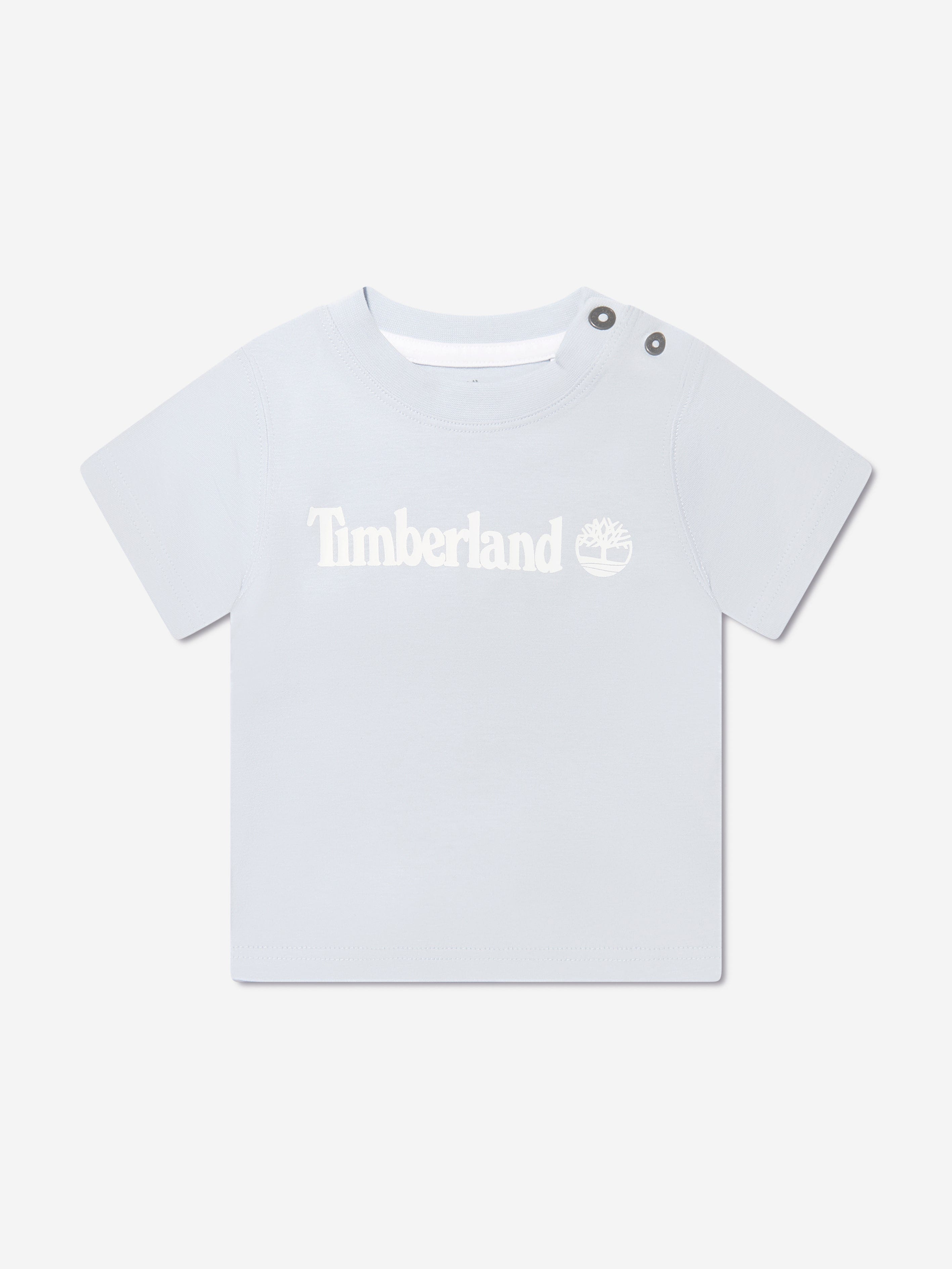 Timberland Baby Boys Organic Cotton T-Shirt in Blue