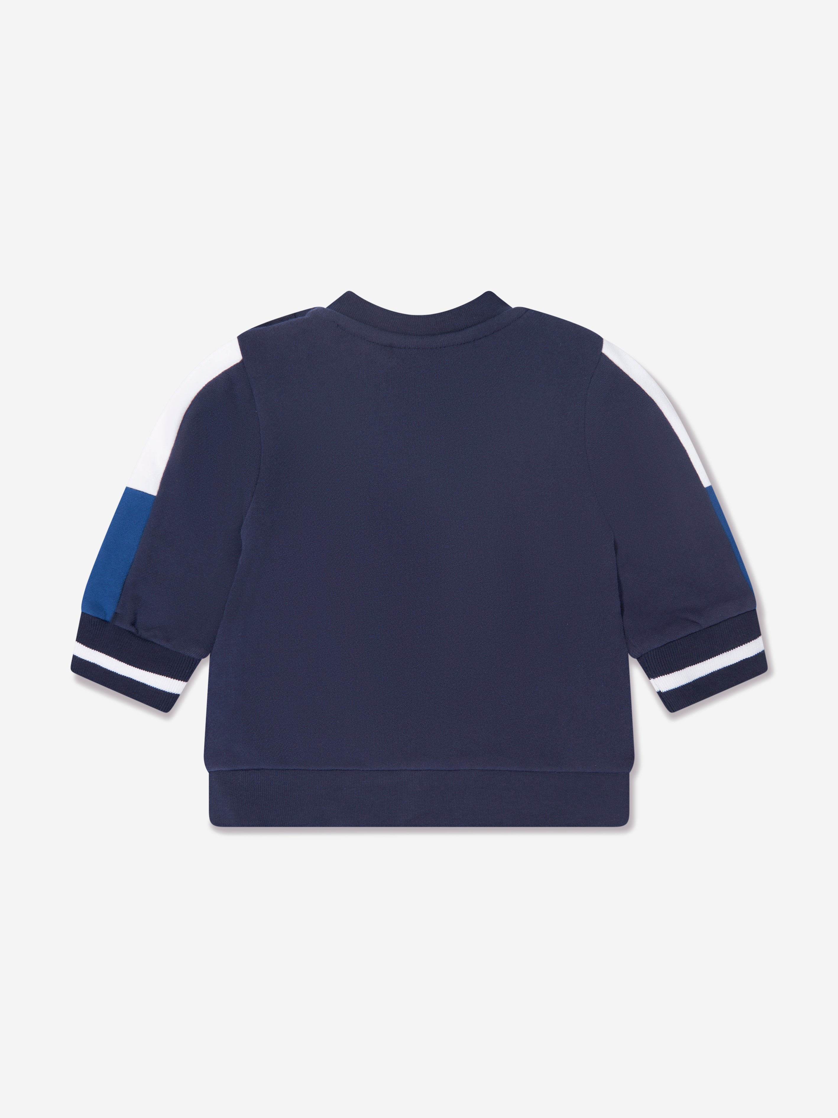 Timberland Baby Boys Organic Cotton Sweatshirt in Navy