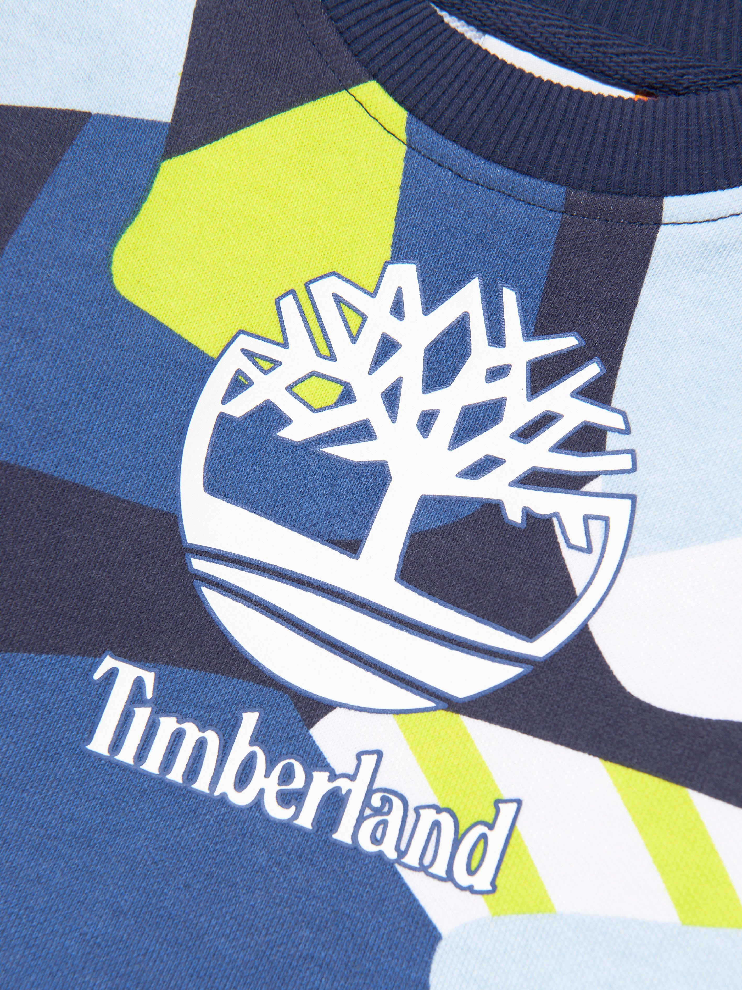 Timberland Baby Boys Logo Sweatshirt in Navy