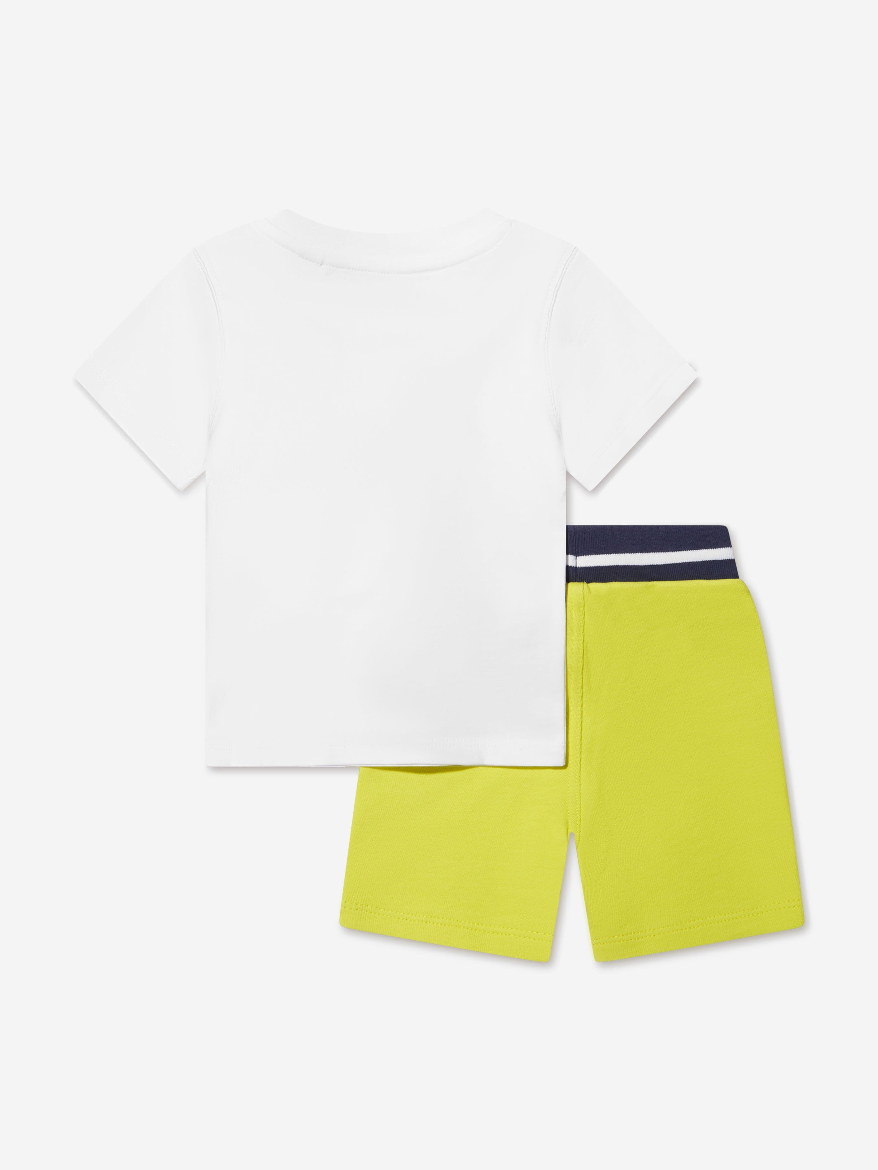 Timberland Baby Boys Organic Cotton T-Shirt And Shorts Set in Yellow