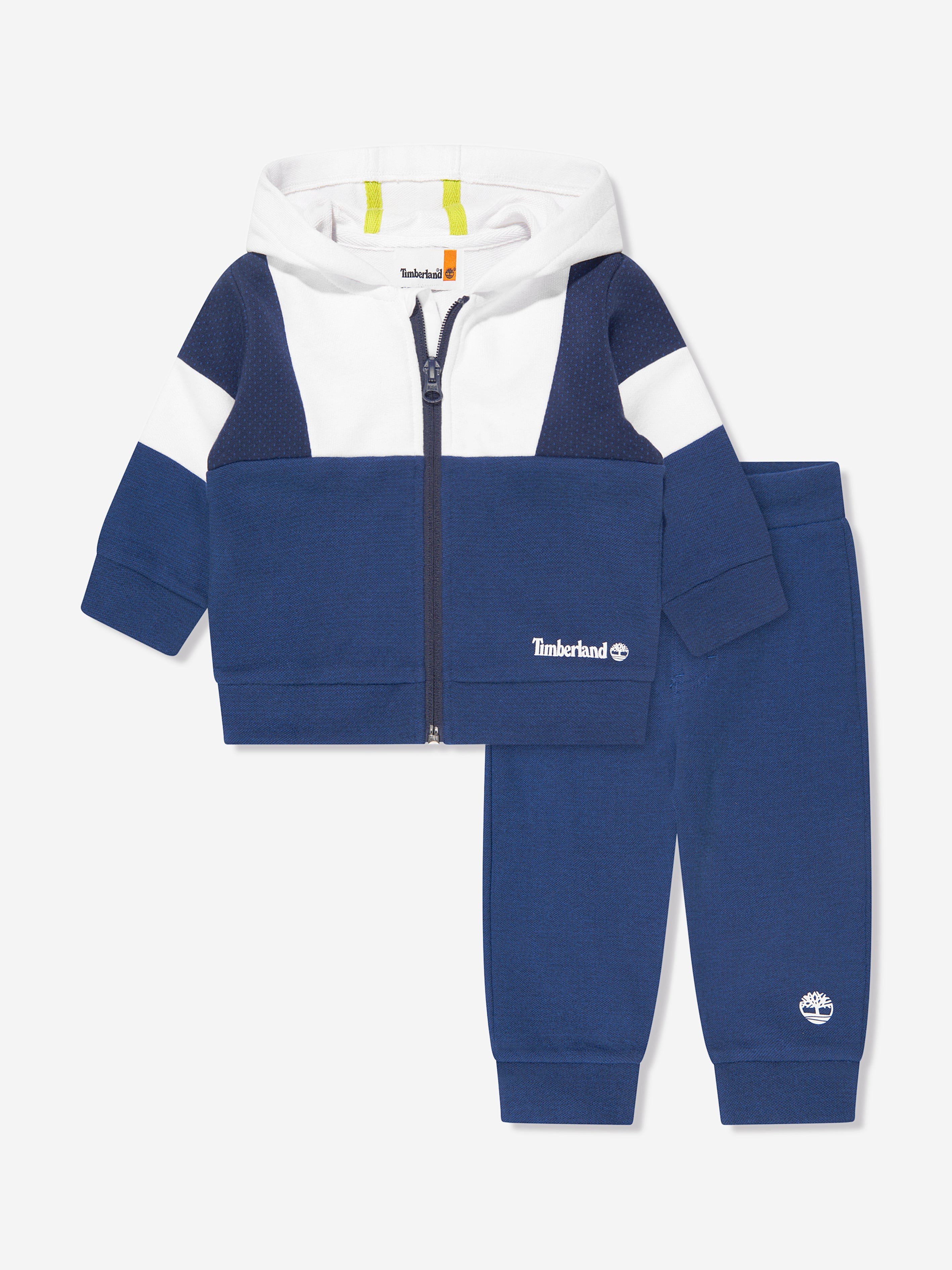 Timberland Baby Boys Hooded Tracksuit in Blue