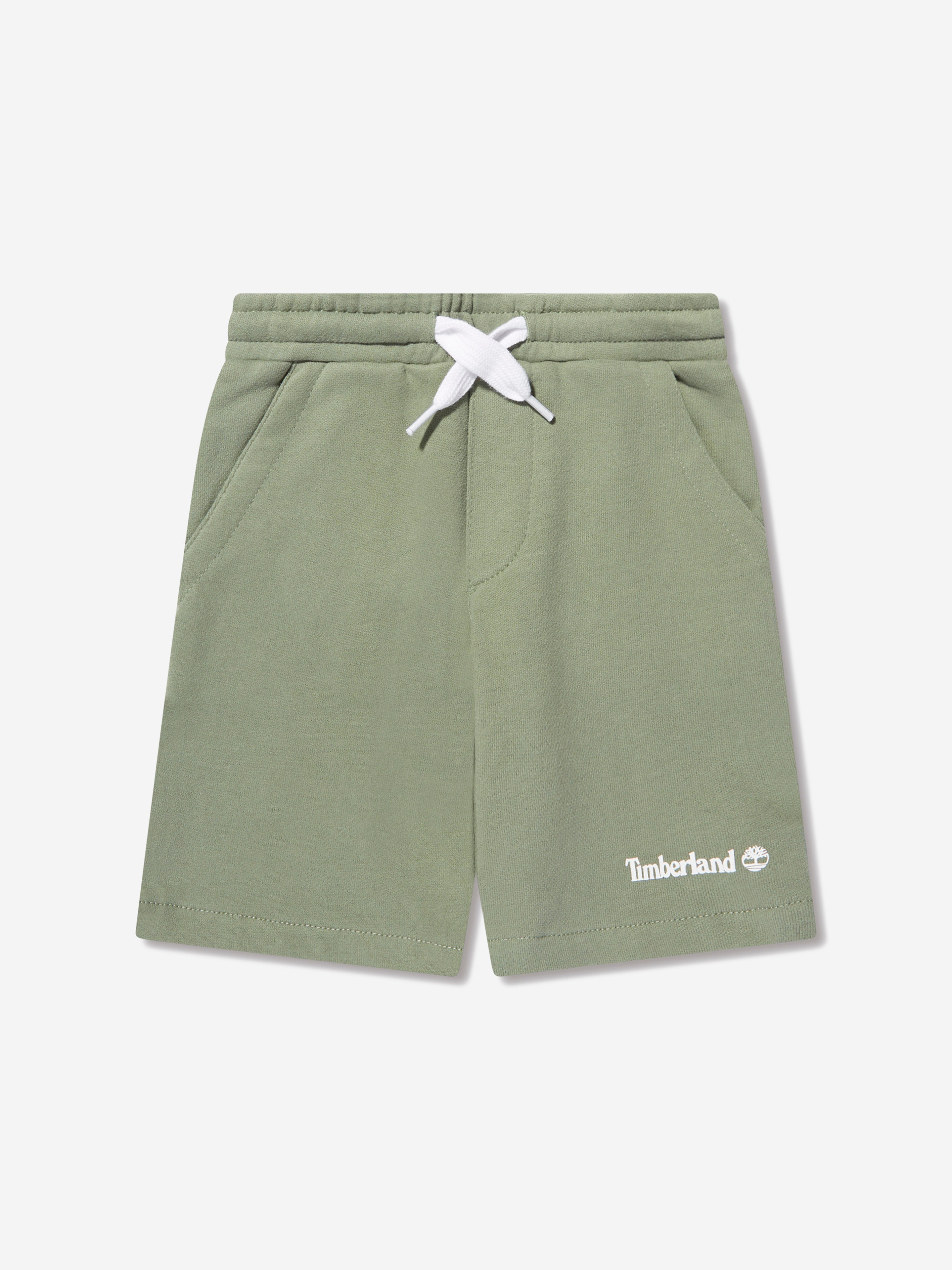 Timberland Boys Organic Cotton Bermuda Shorts in Green