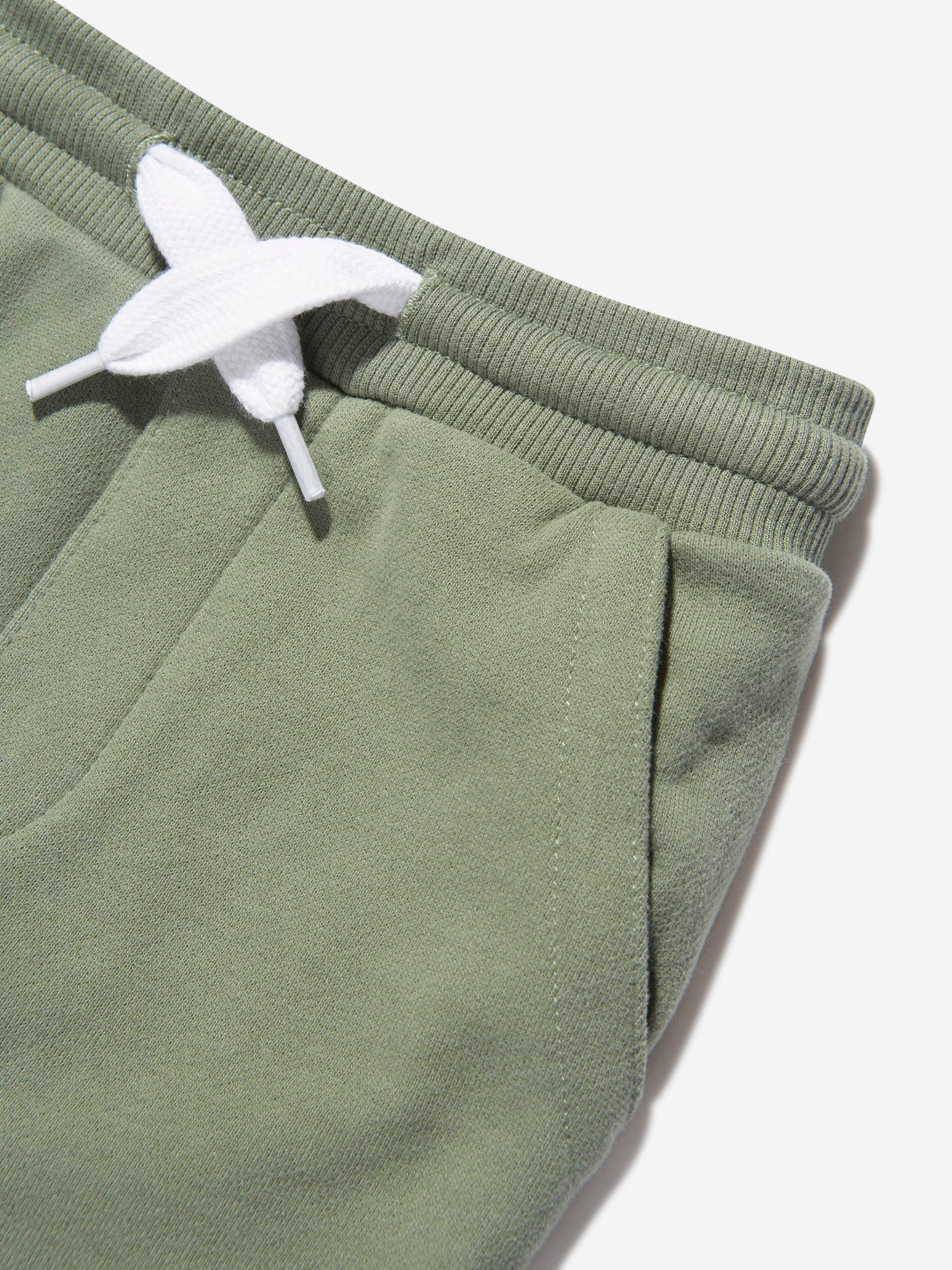 Timberland Boys Organic Cotton Logo Joggers in Green