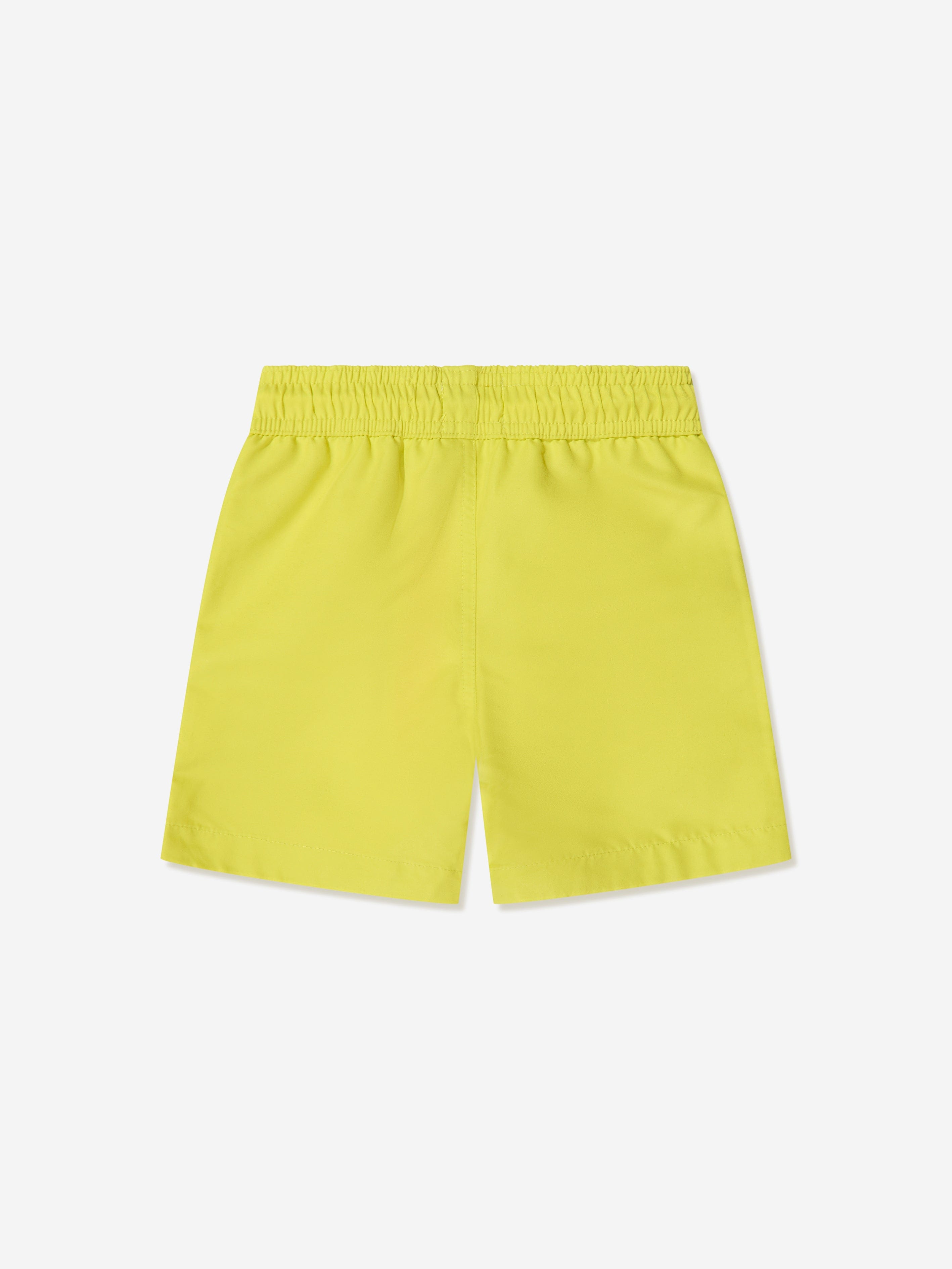 Timberland Boys Logo Swim Shorts in Lime