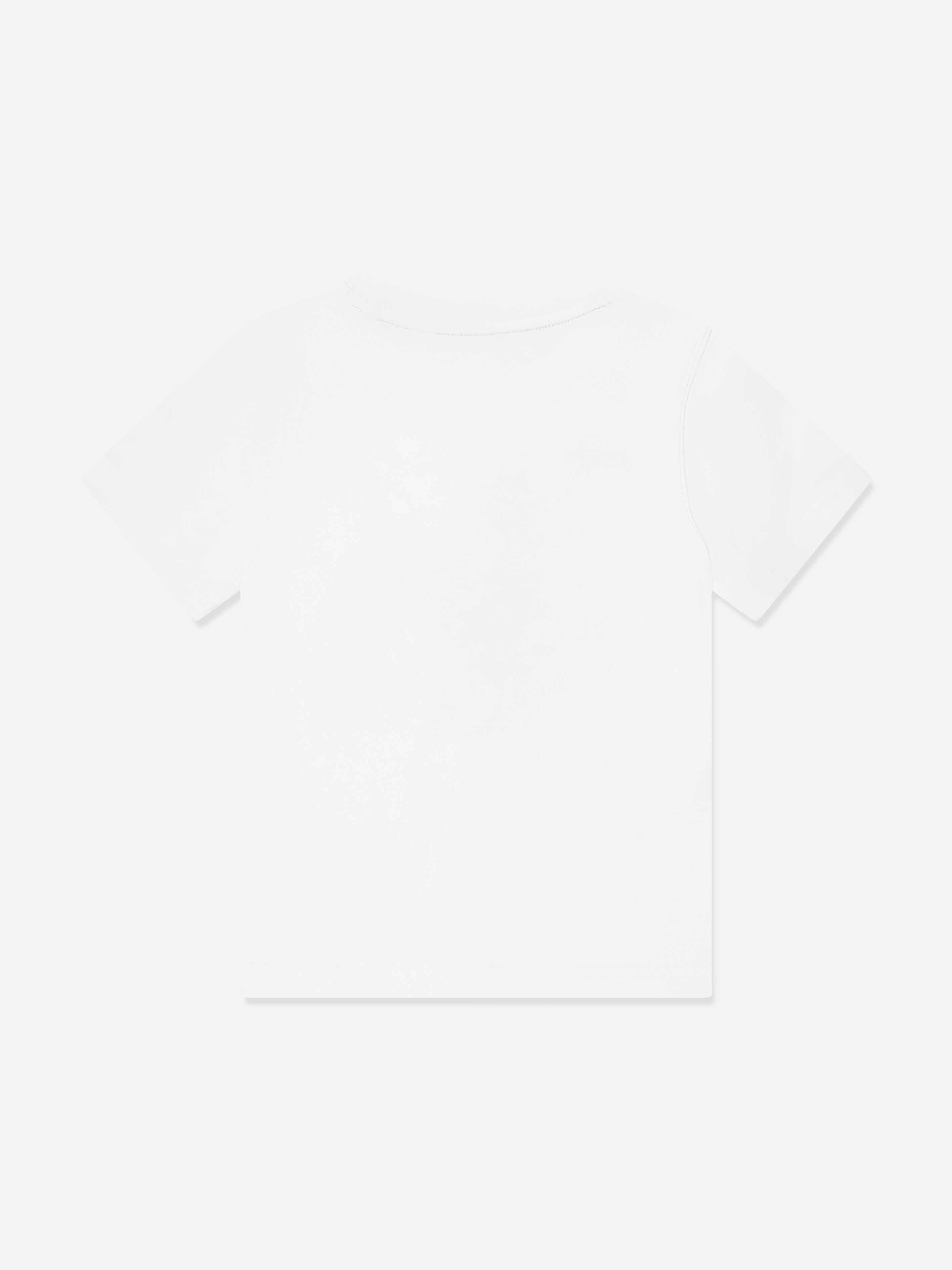 Timberland Boys Organic Cotton Logo T-Shirt in White