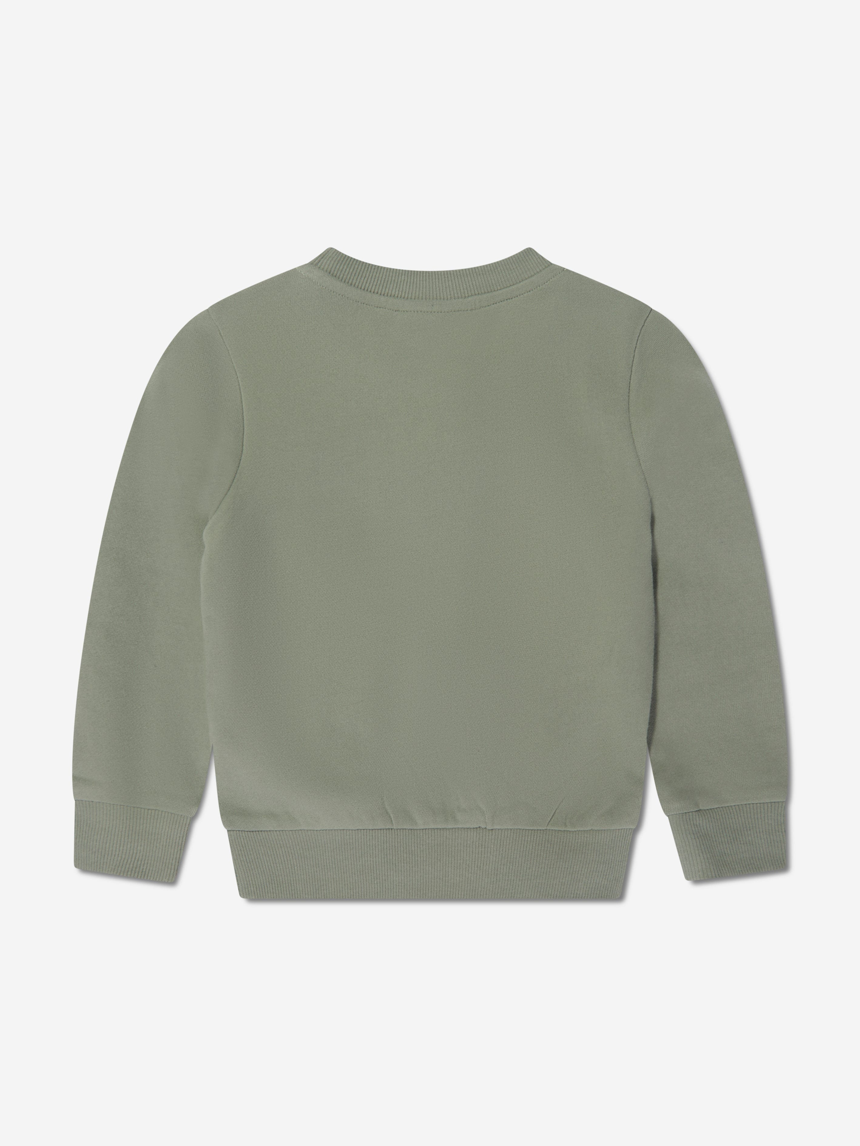 Timberland Boys Organic Cotton Sweatshirt in Green