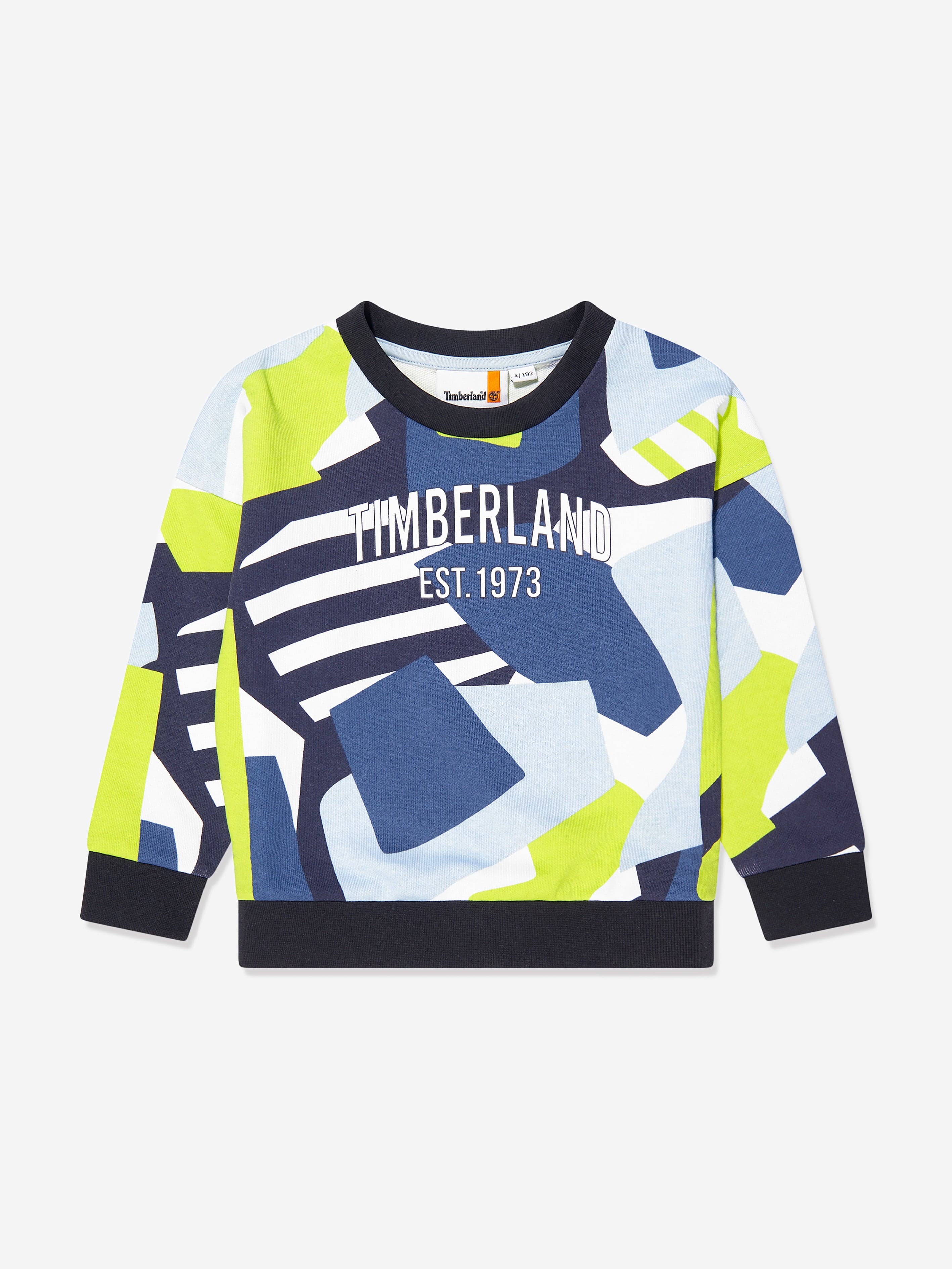 Timberland Boys Logo Sweatshirt in Blue