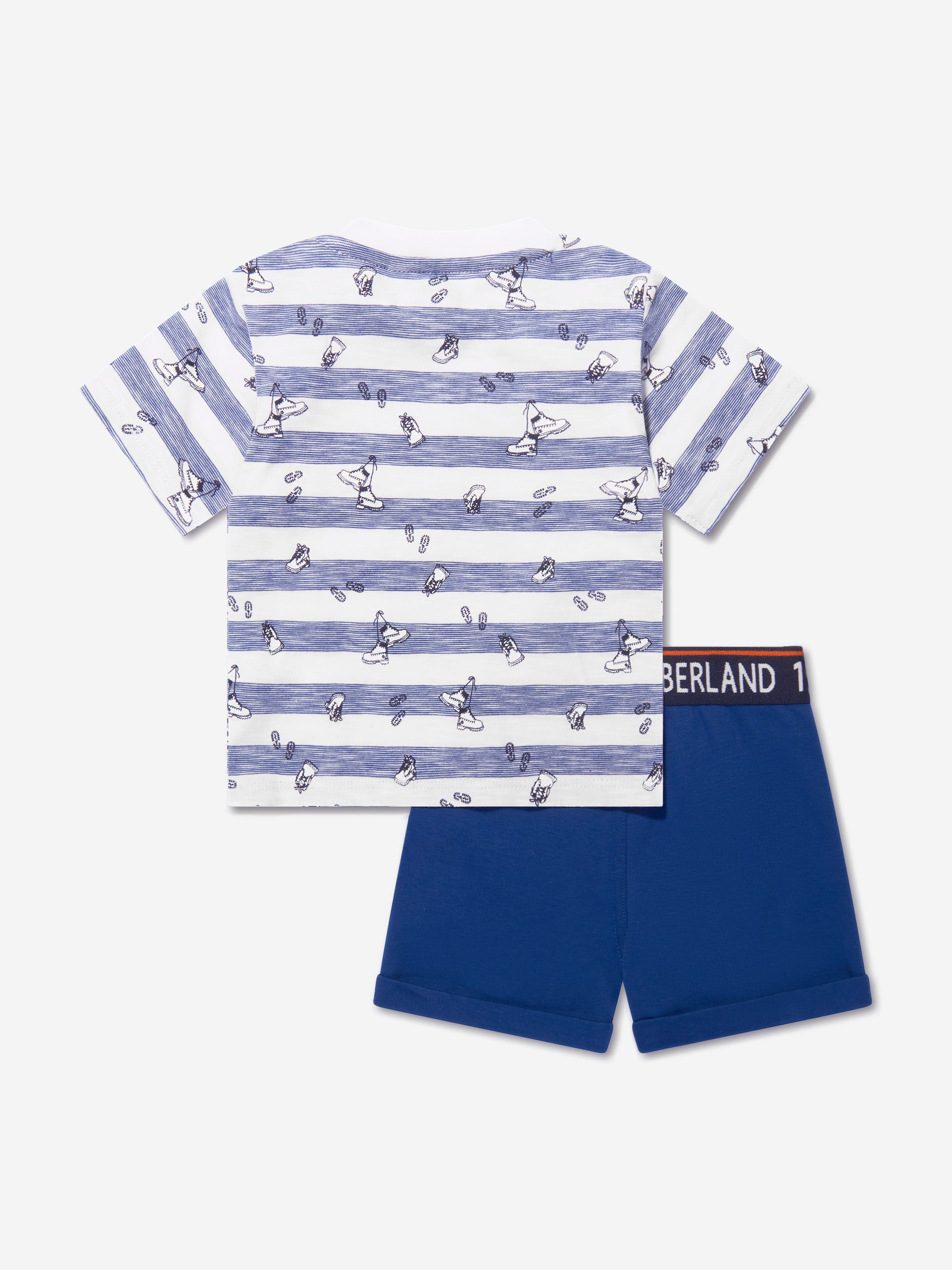 Timberland Baby Boys T-Shirt And Shorts Set in Blue