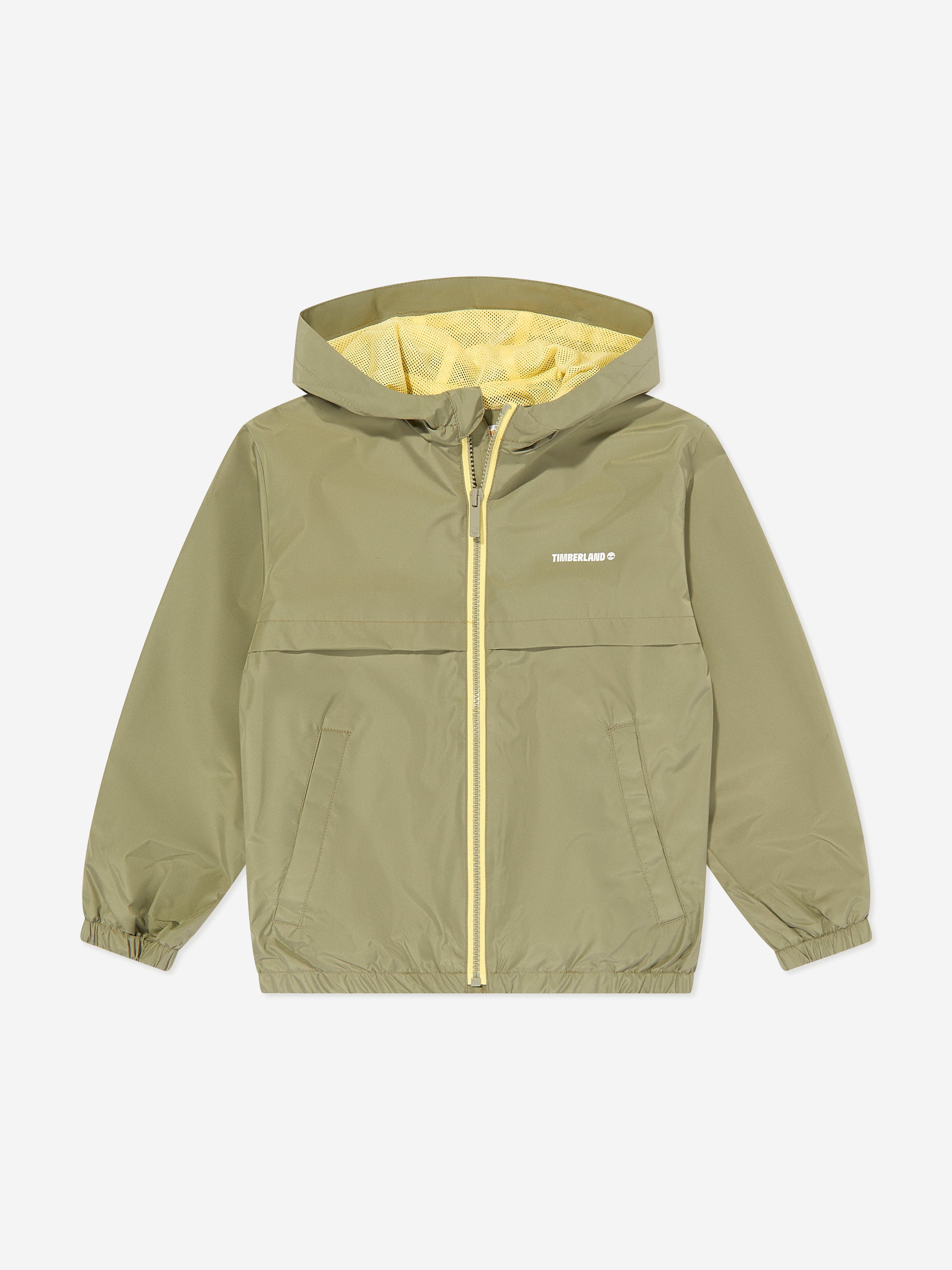 Timberland Boys Hooded Windbreaker in Green