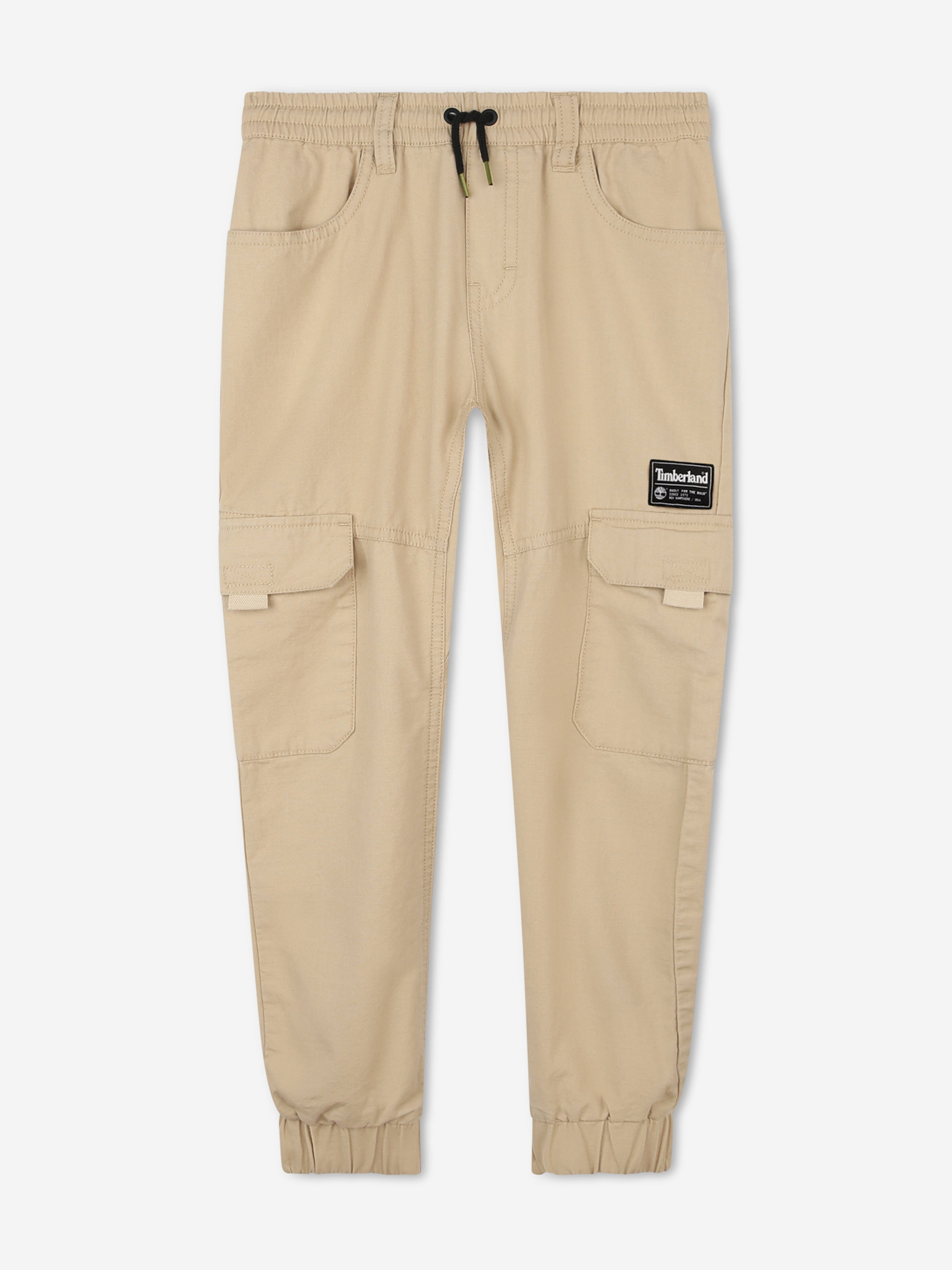 Timberland Boys Cargo Trousers in Beige