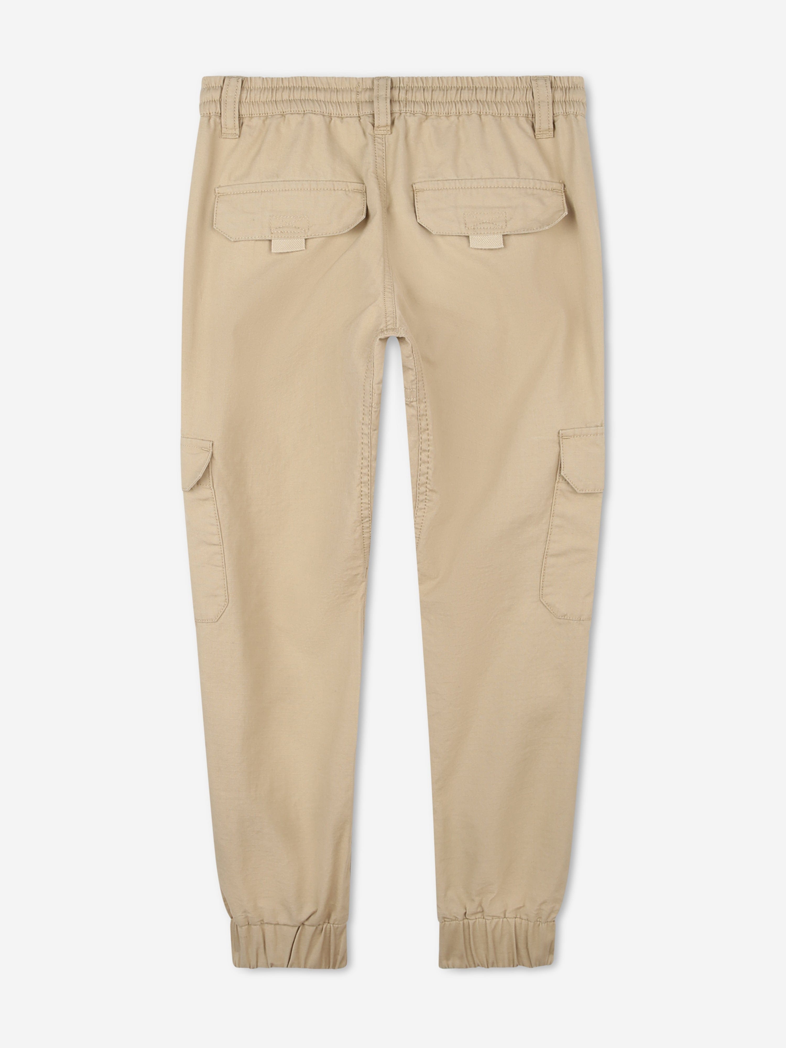 Timberland Boys Cargo Trousers in Beige