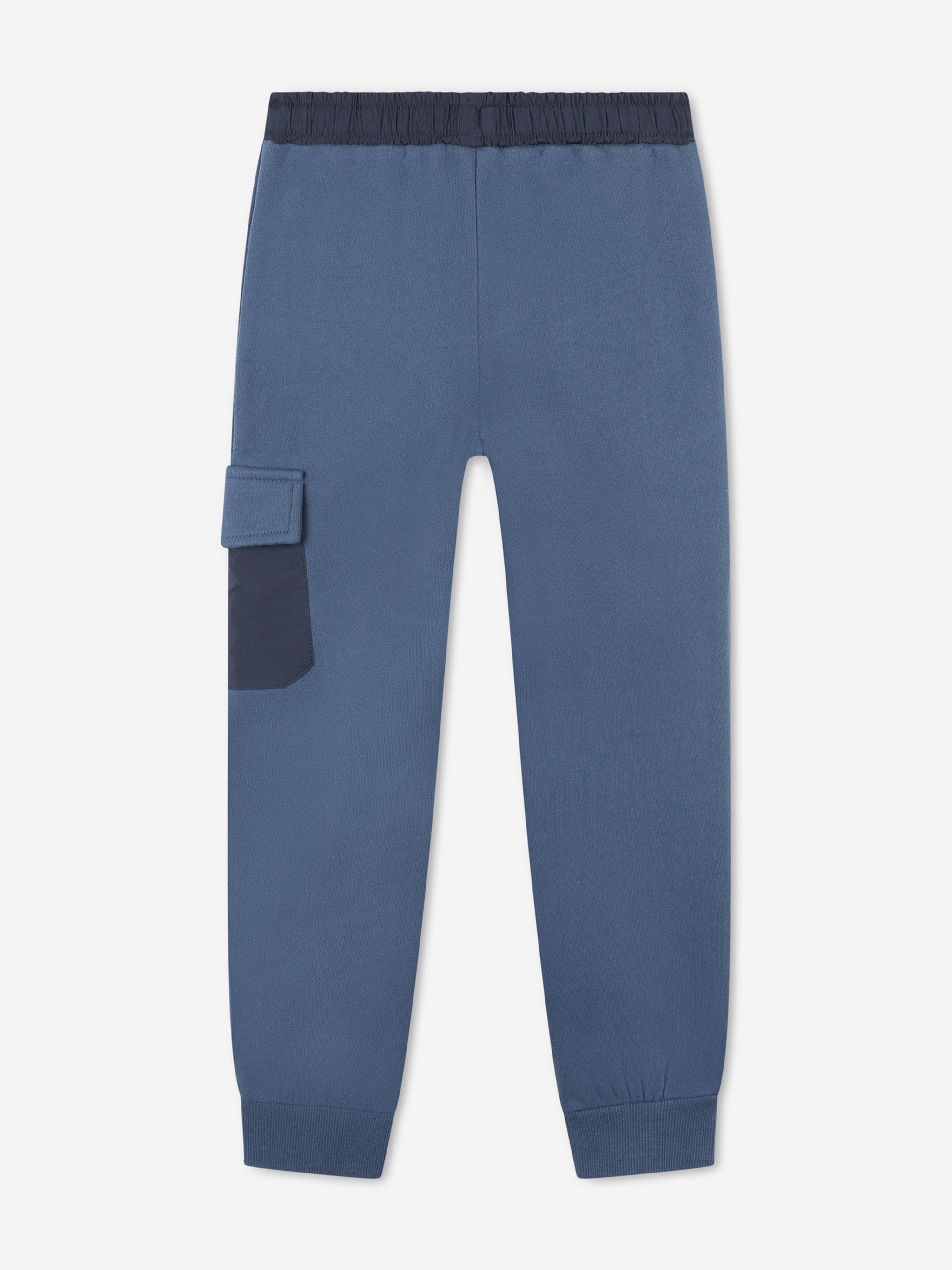 Timberland Boys Denim Knit Joggers in Blue