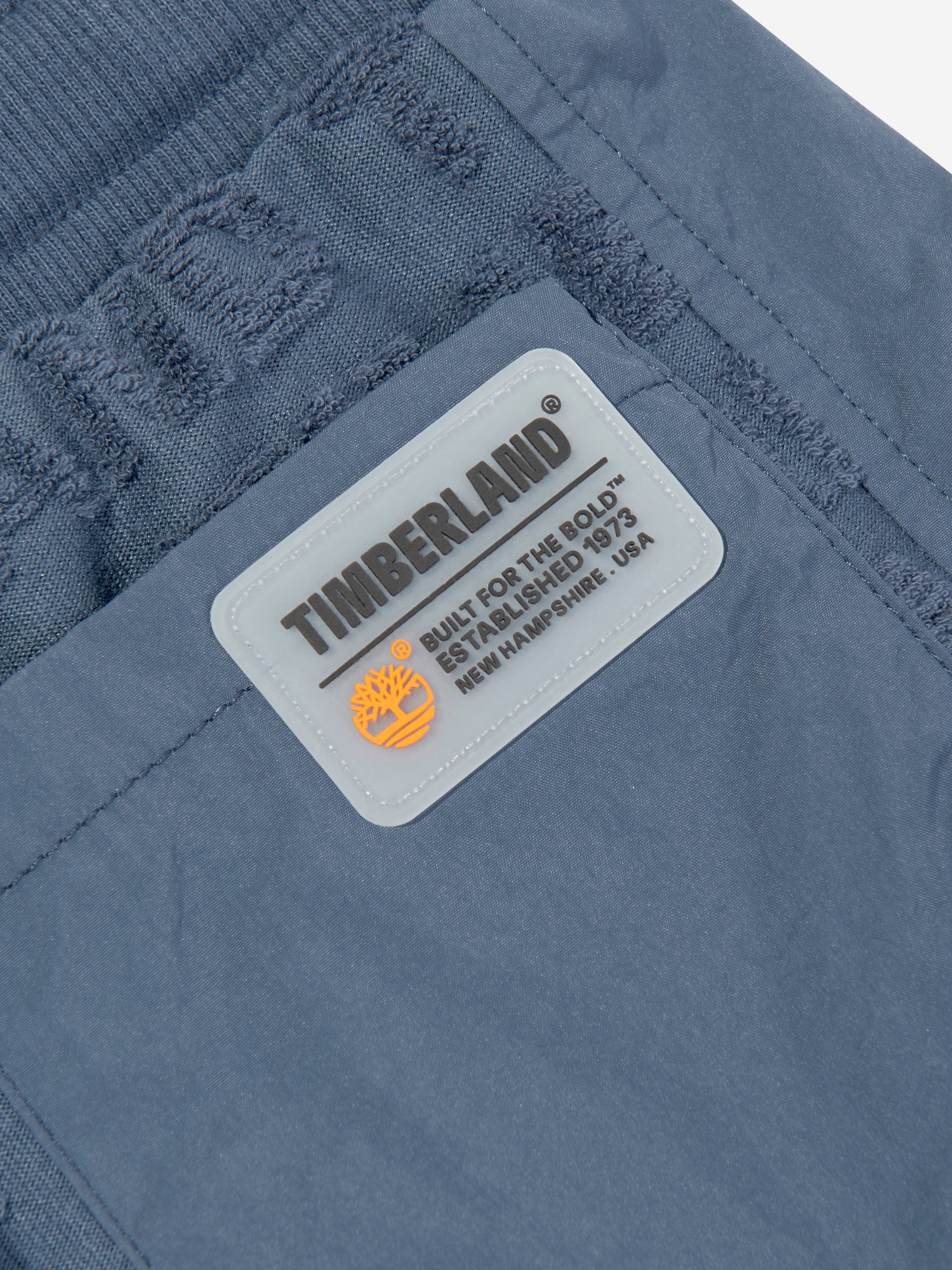 Timberland Boys Terry Towel Bermuda Shorts in Blue