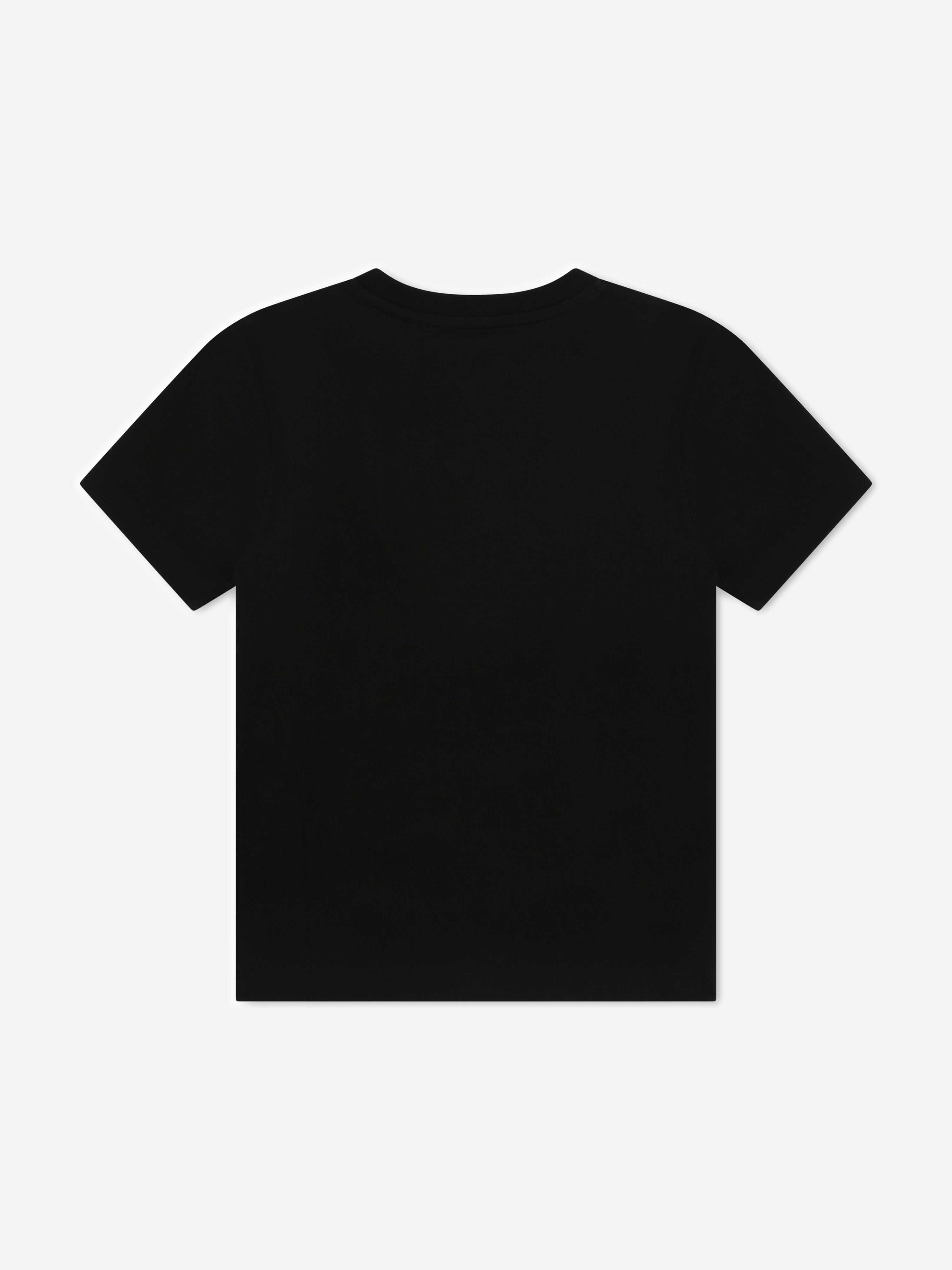 Timberland Boys Logo Print T-Shirt in Black